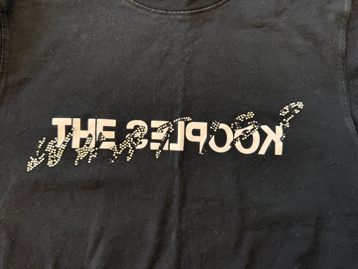 T-shirt noir strass The Kooples - S
