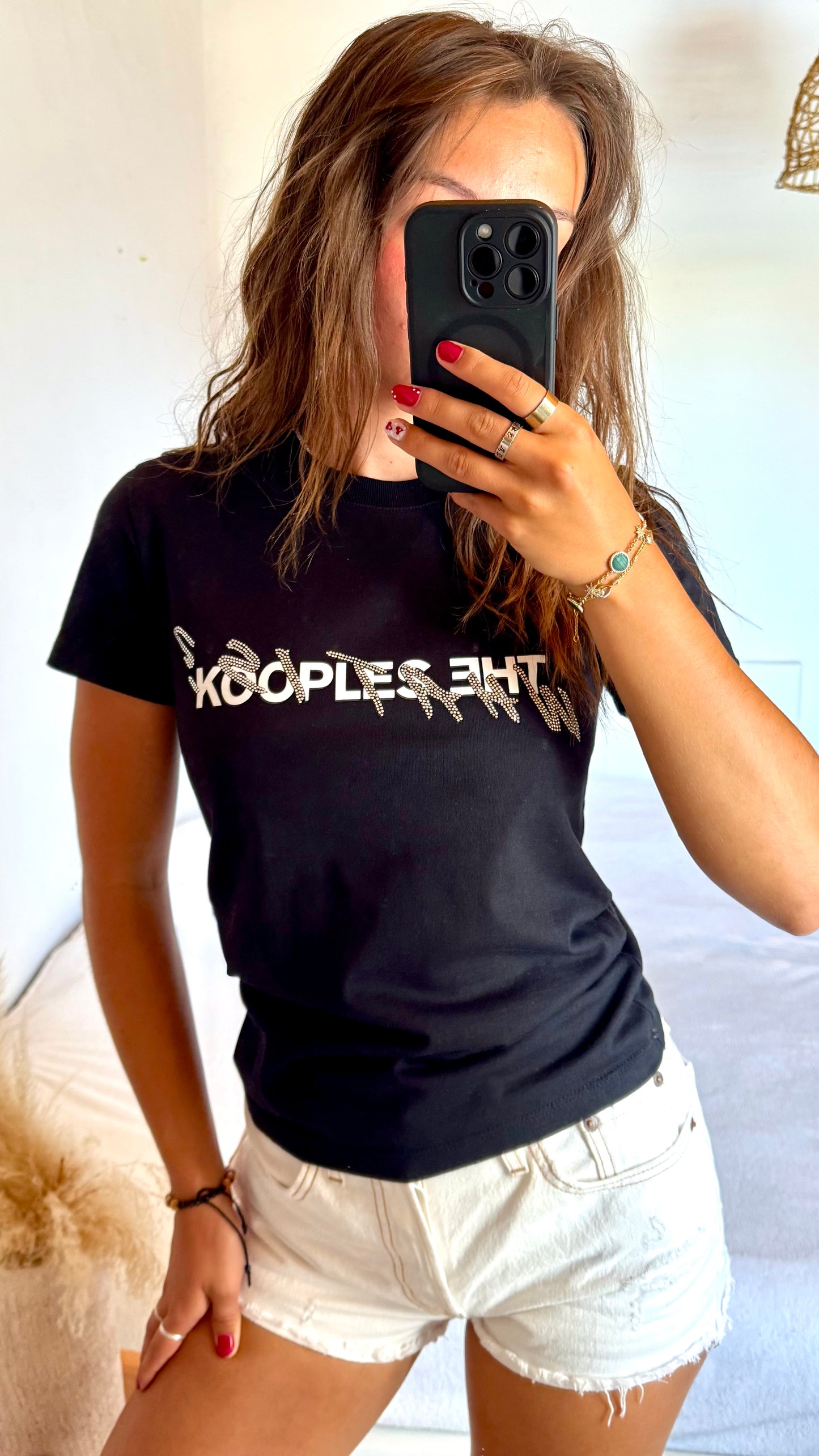 T-shirt à strass The Kooples - XS