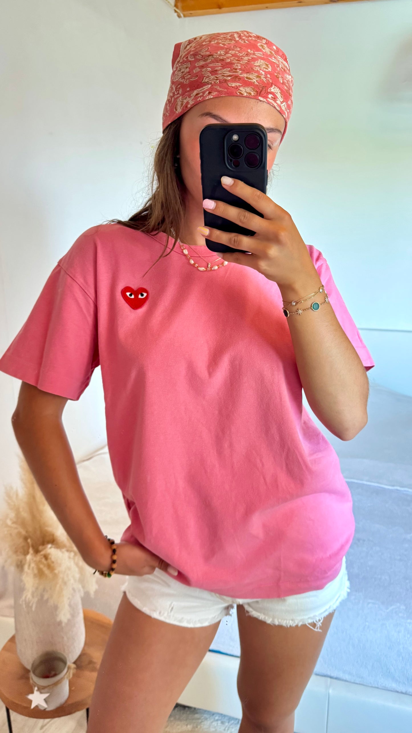 T-shirt rose Comme des Garçons - M/L