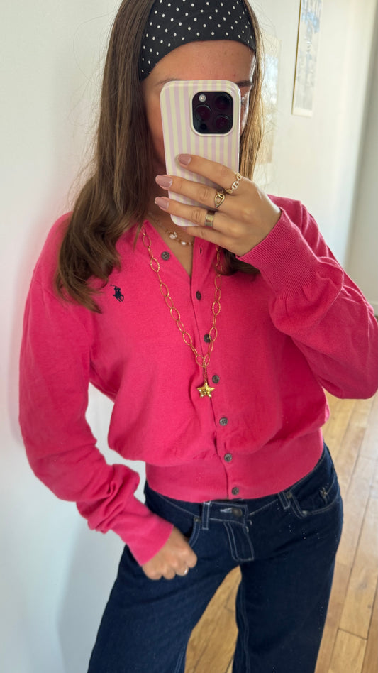 Gilet fuchsia Ralph Lauren - M