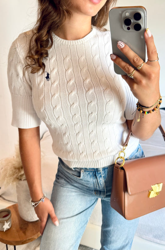 T-shirt torsadé old money Ralph Lauren - XS/S