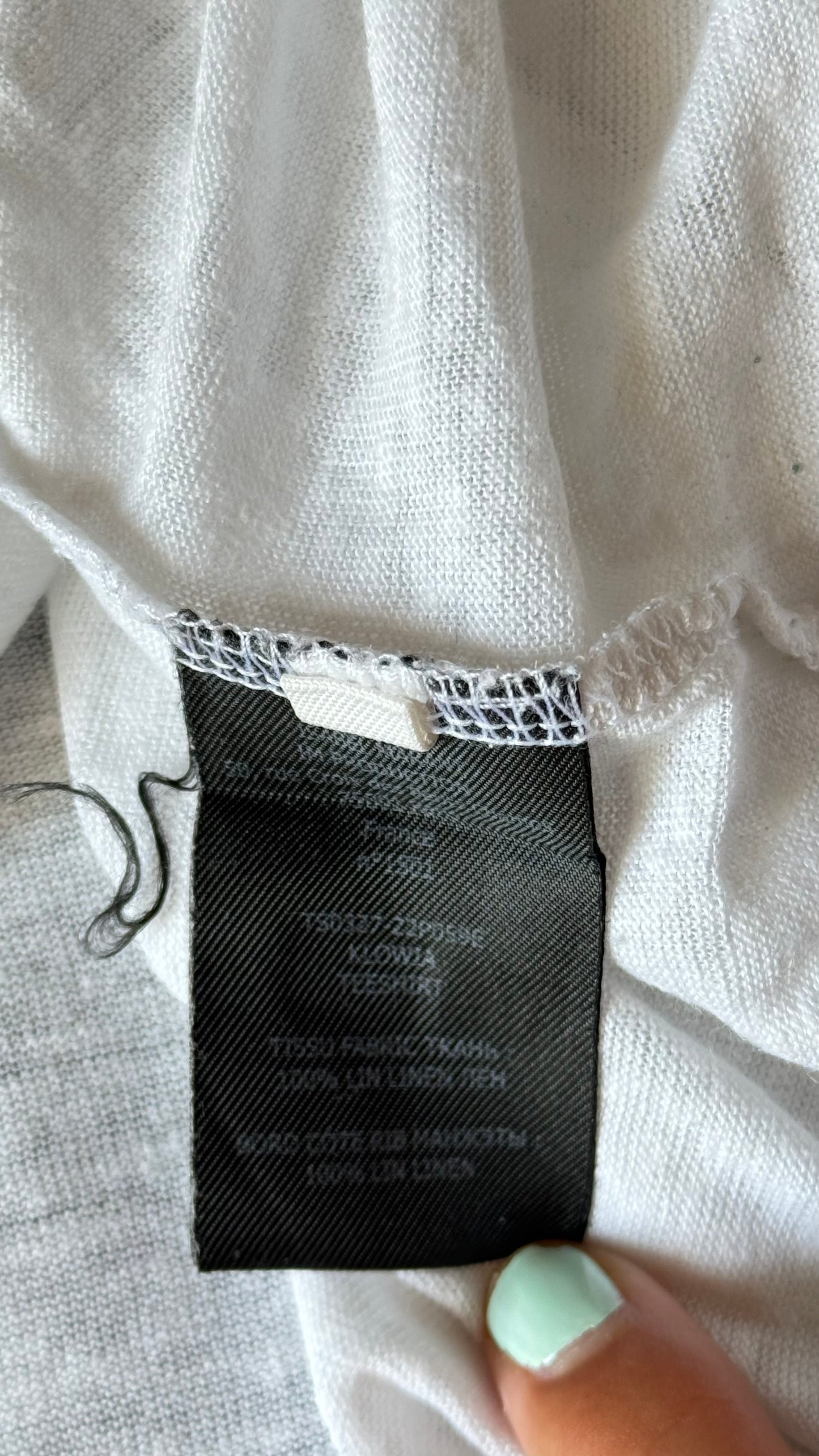 Pull en lin blanc et rose irisé Isabel Marant - M