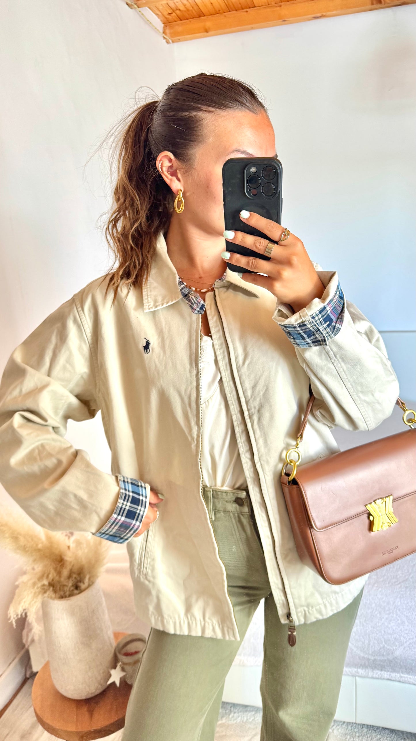 Veste en toile de coton vintage Ralph Lauren - M/L
