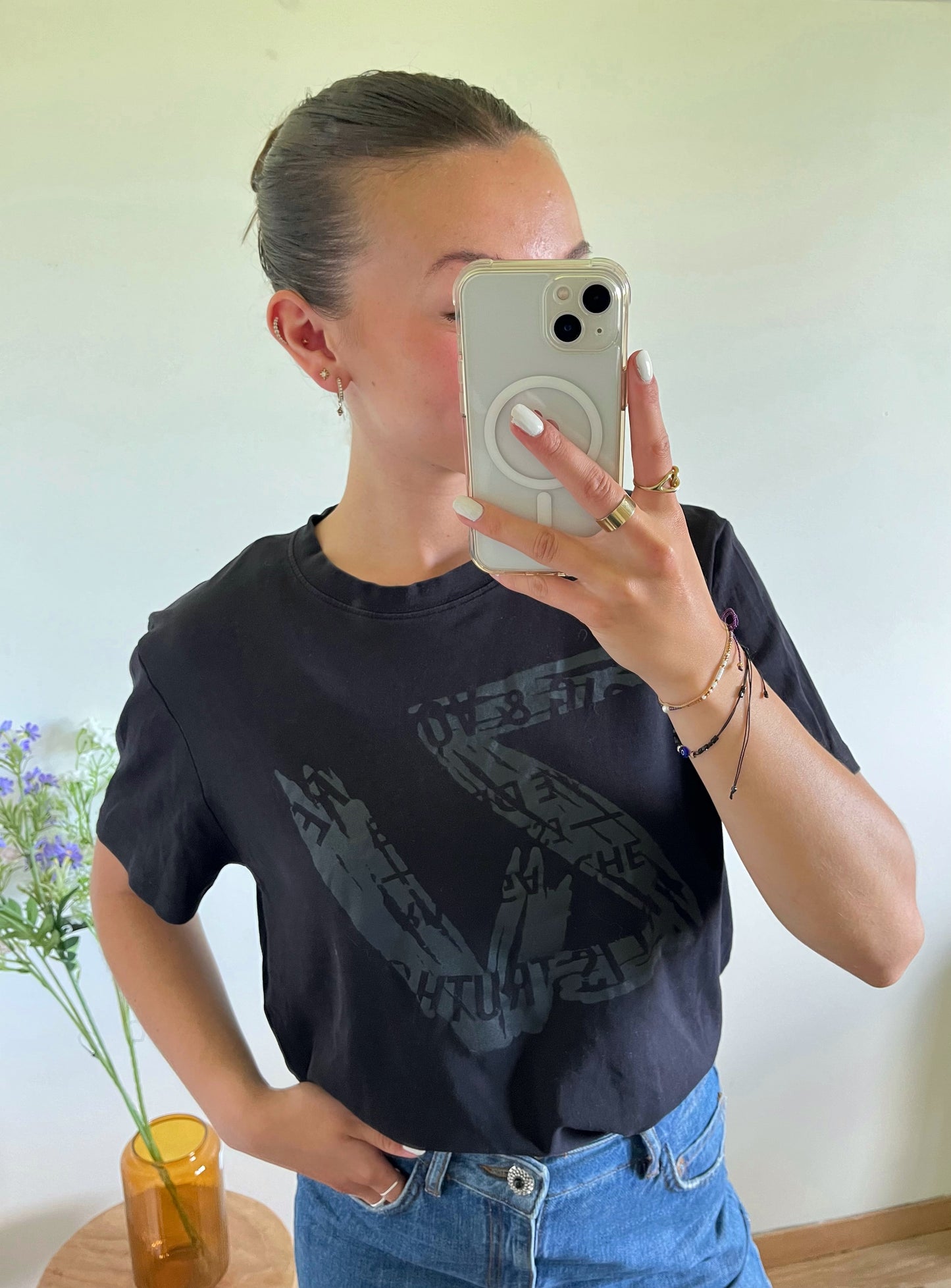 T-shirt manches courtes noir uni Zadig & Voltaire - M