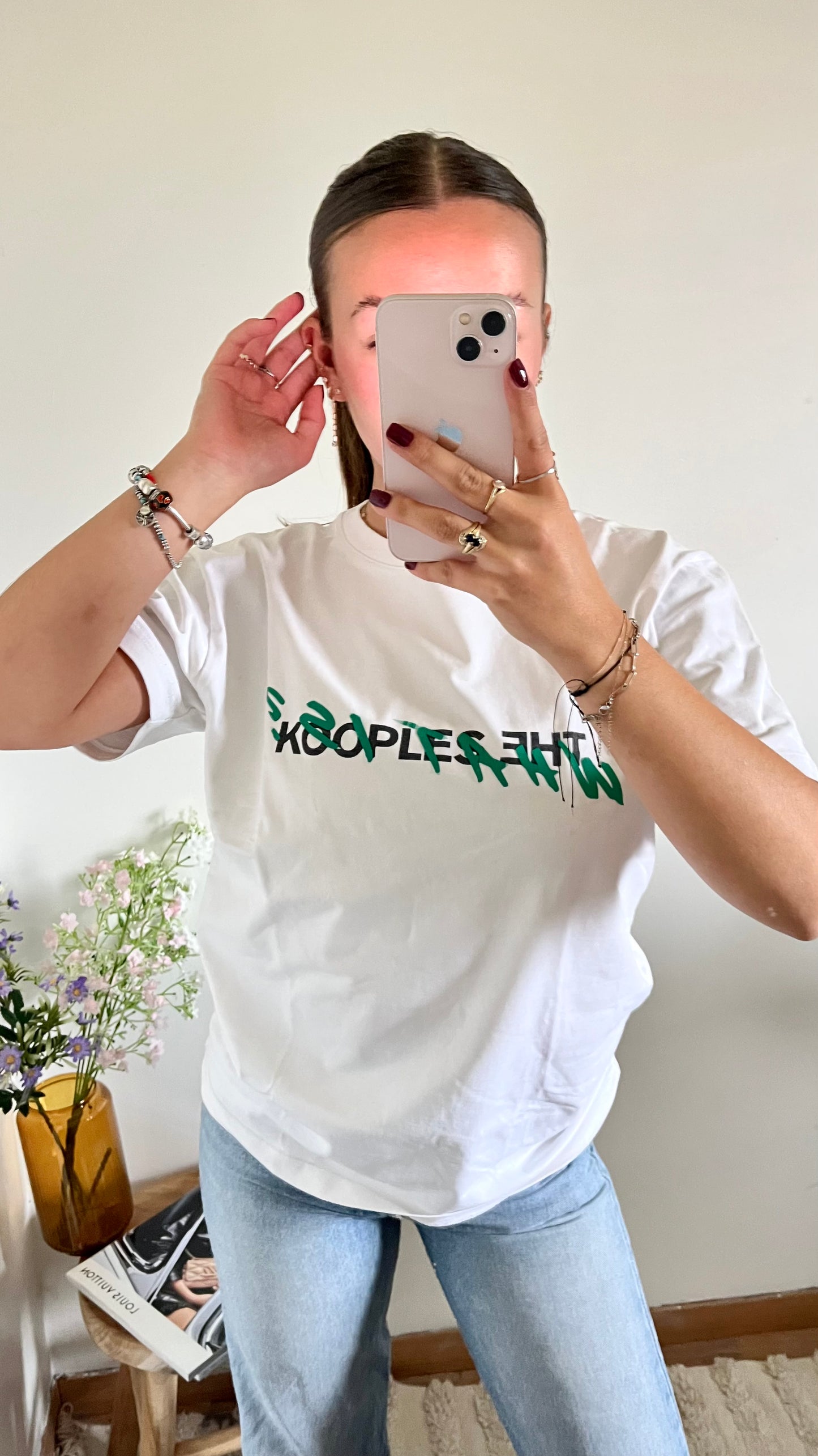 T-shirt blanc « What is » The Kooples - M femme / S Homme