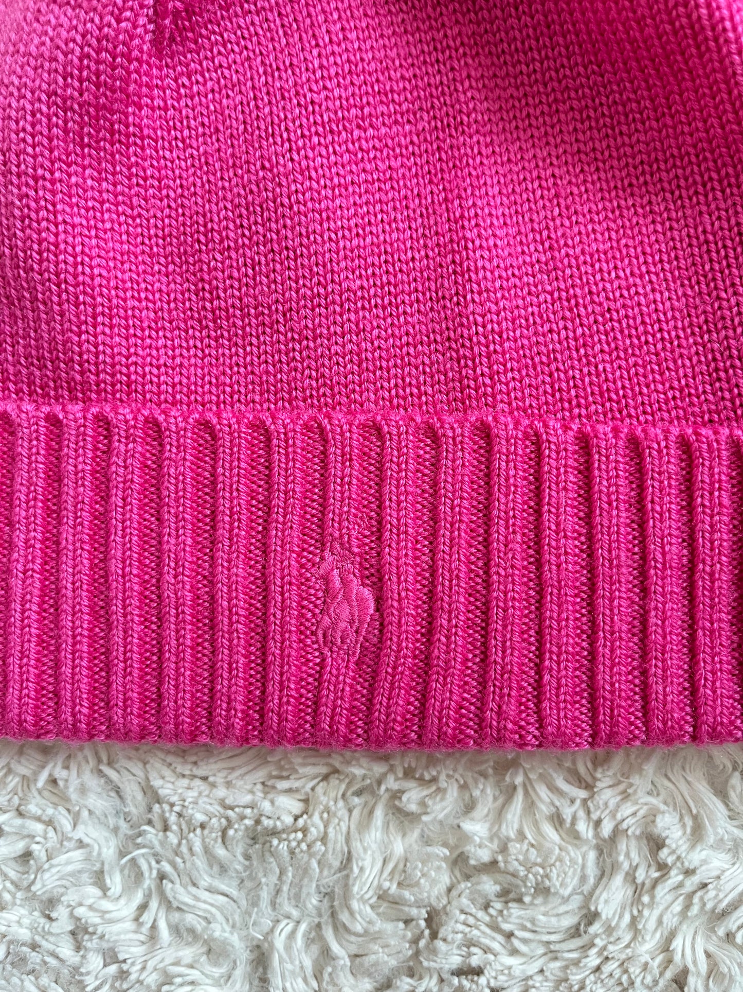 Bonnet rose femme Ralph Lauren - 43cm