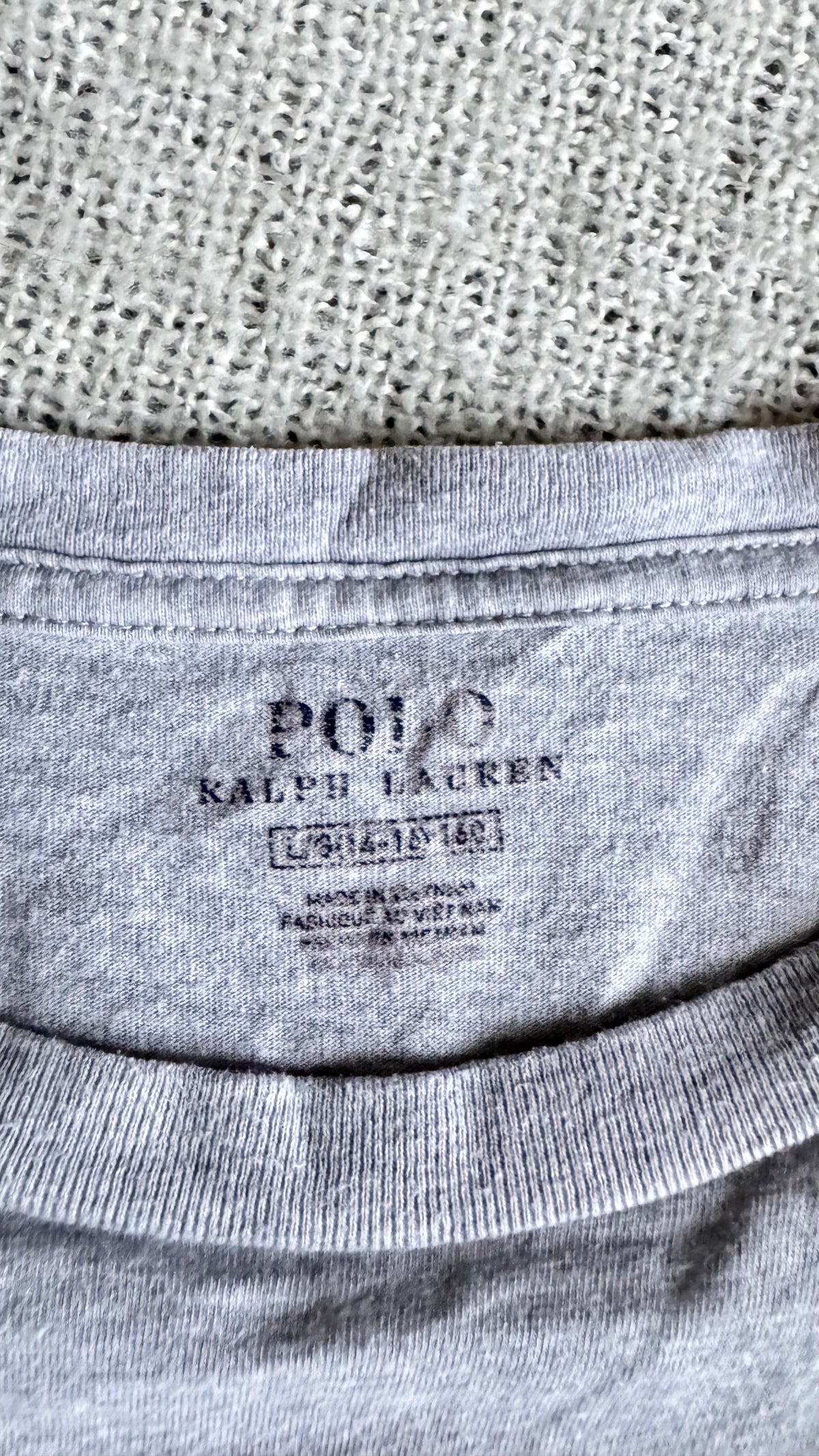 T-shirt gris nounours Ralph Lauren - S