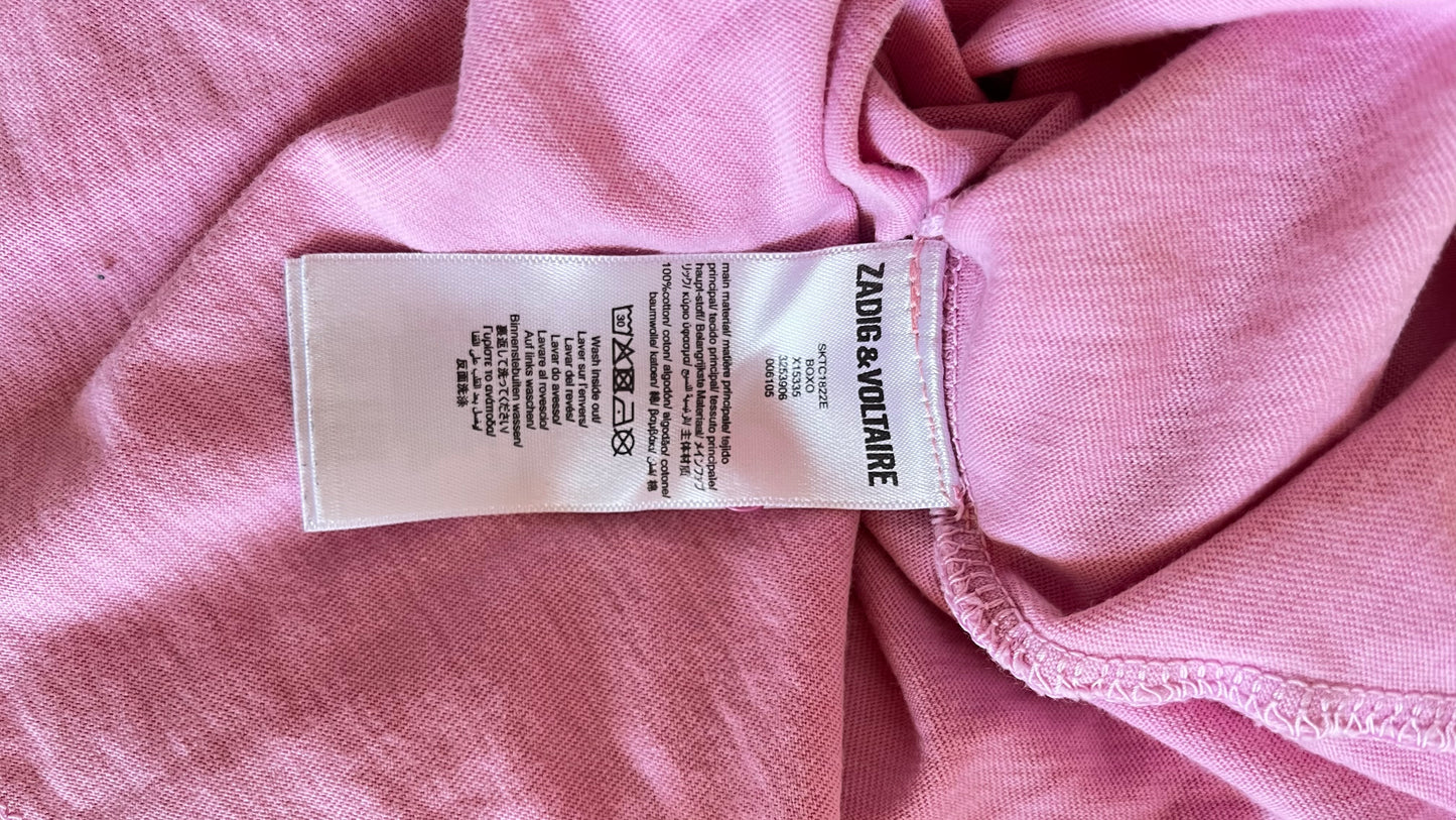 T-shirt rose Zadig & Voltaire - M