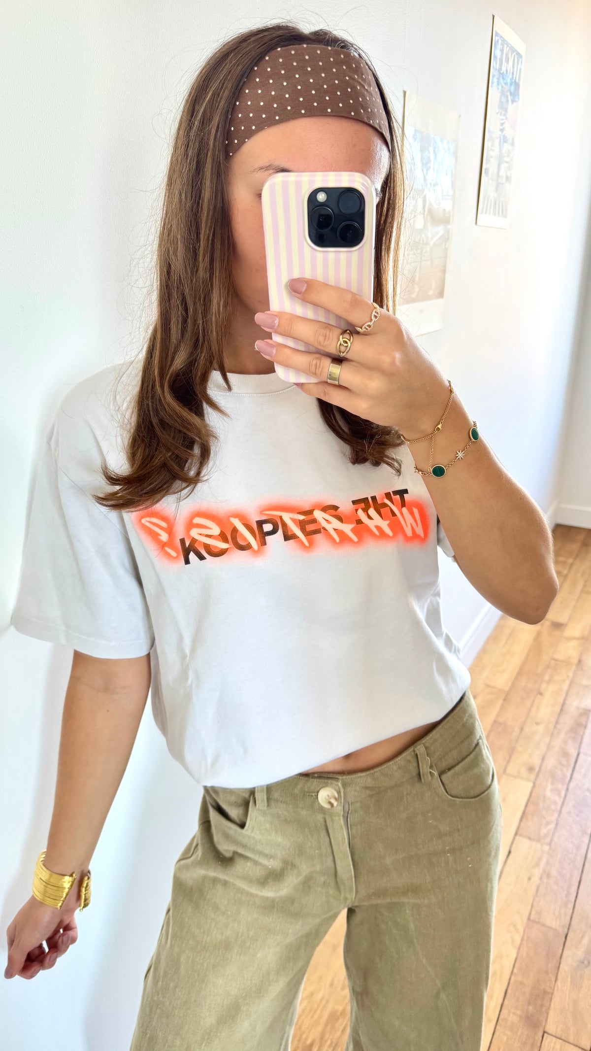 T-shirt blanc What is The Kooples - M mixte