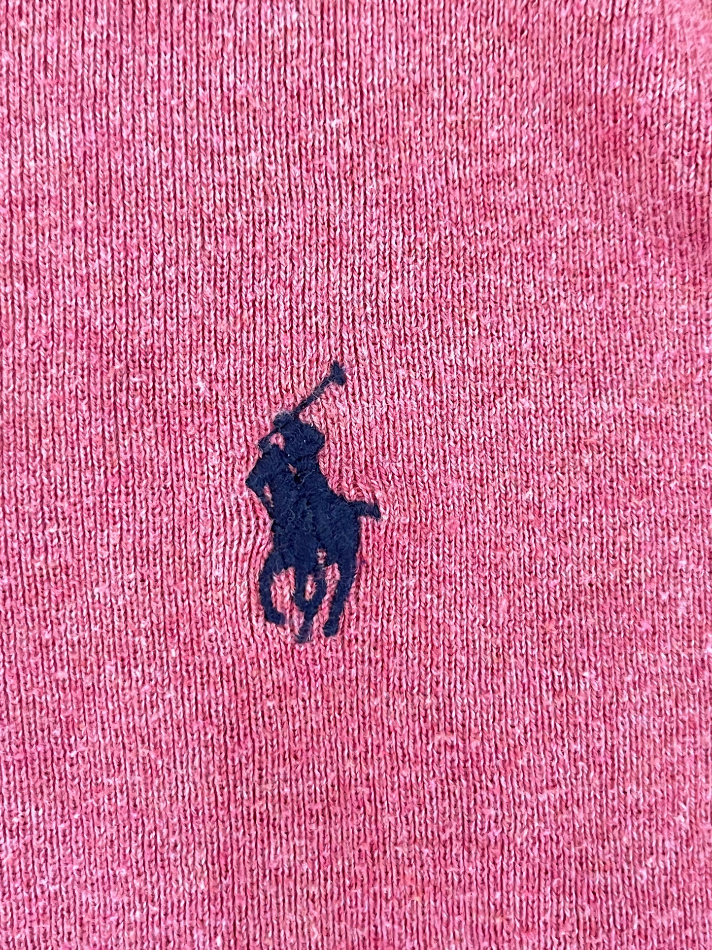 Pull col V rose Ralph Lauren - S homme / L femme
