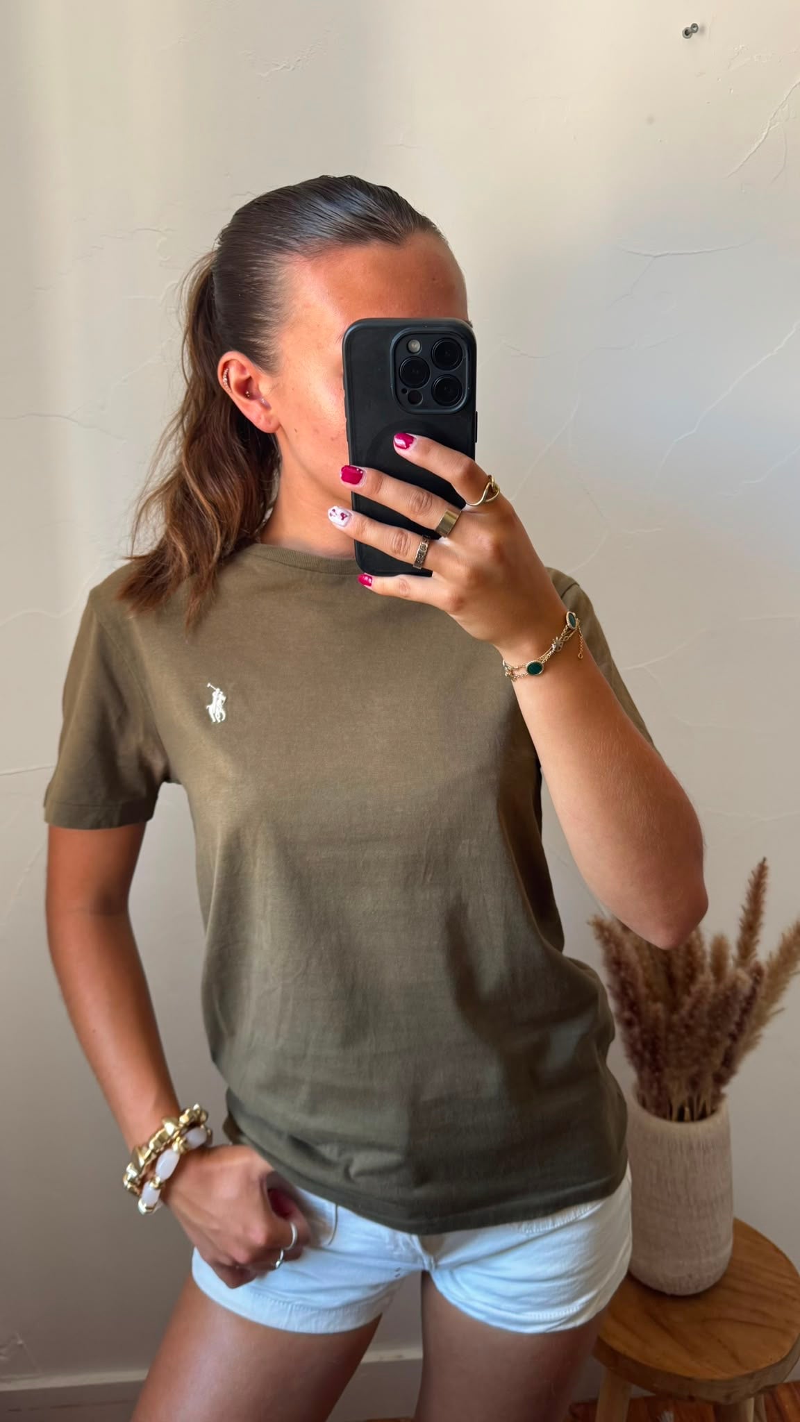 T-shirt kaki Ralph Lauren - S unisex
