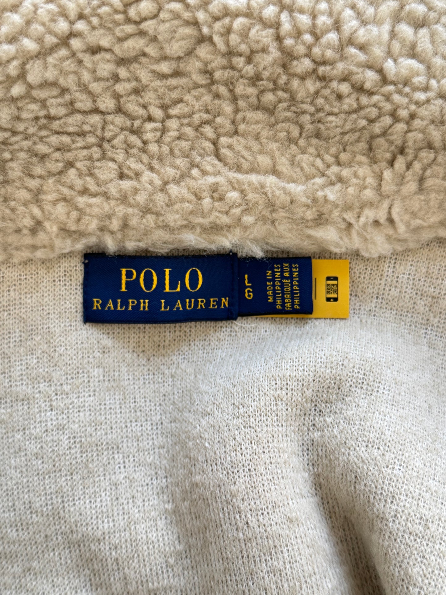 Doudoune mouton beige Ralph Lauren - L