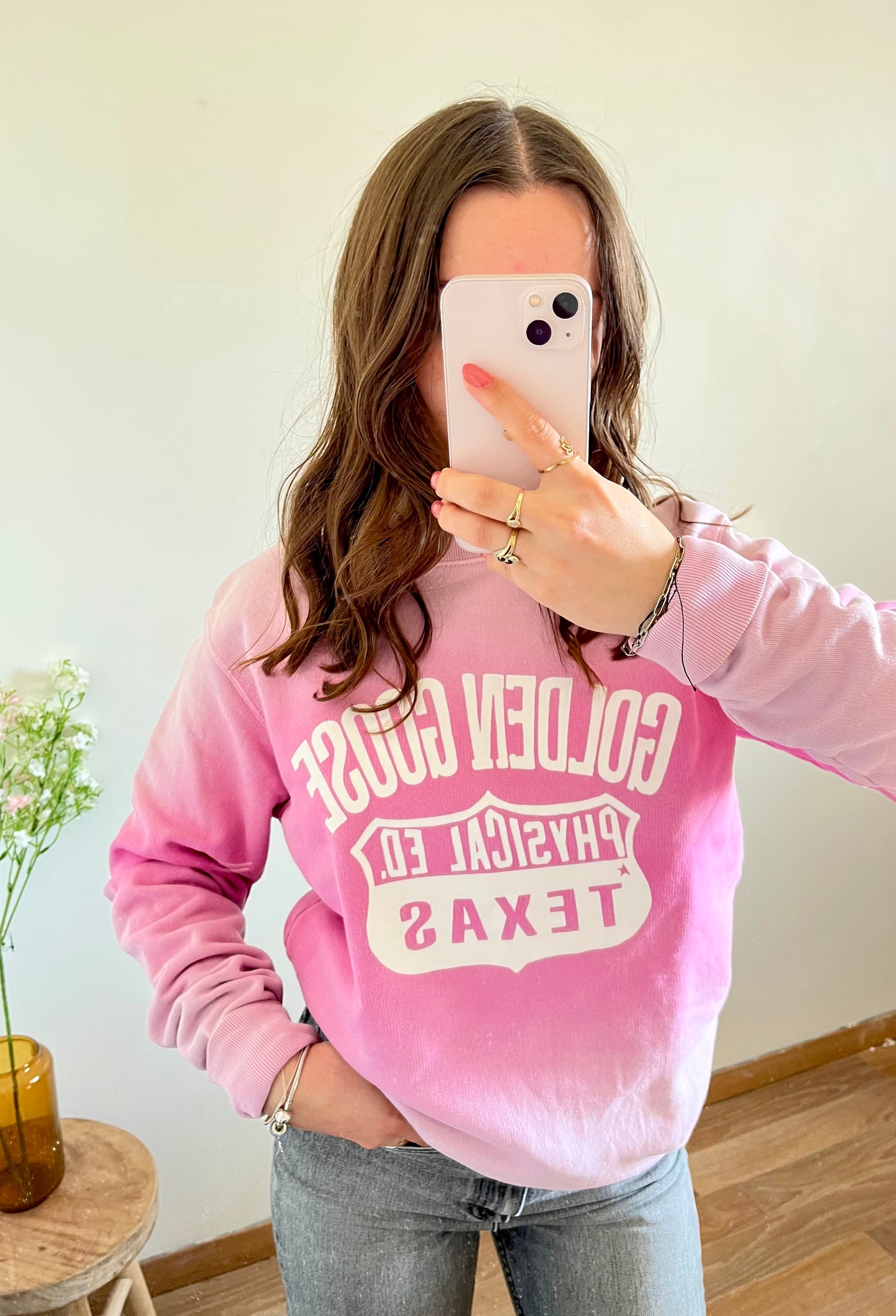 Pull rose Golden Goose - M