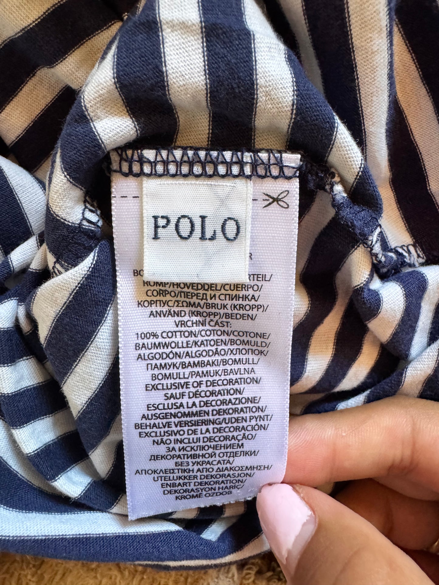 T-shirt marinière Ralph Lauren - S
