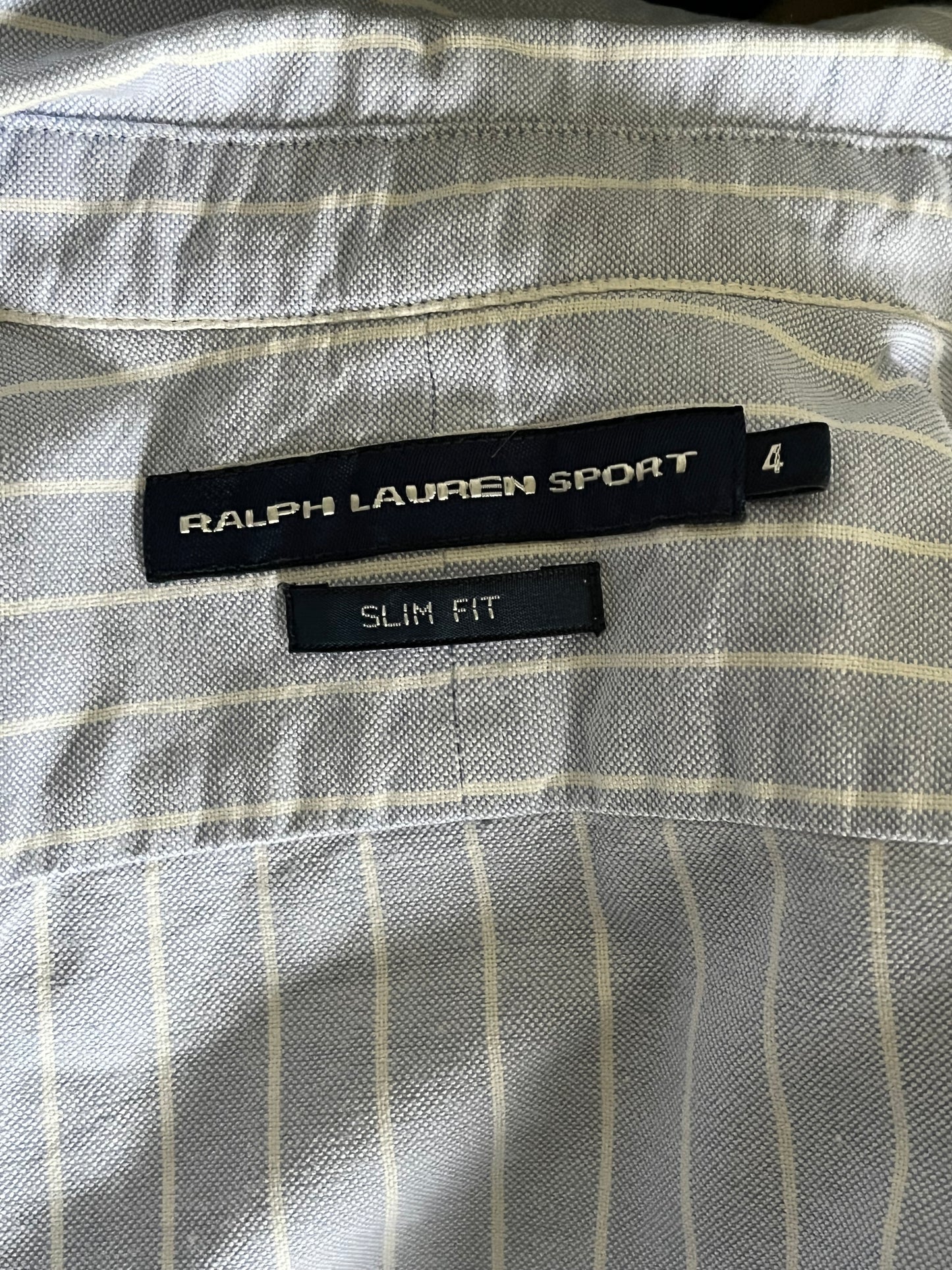 Chemise bleu rayée Ralph Lauren - S