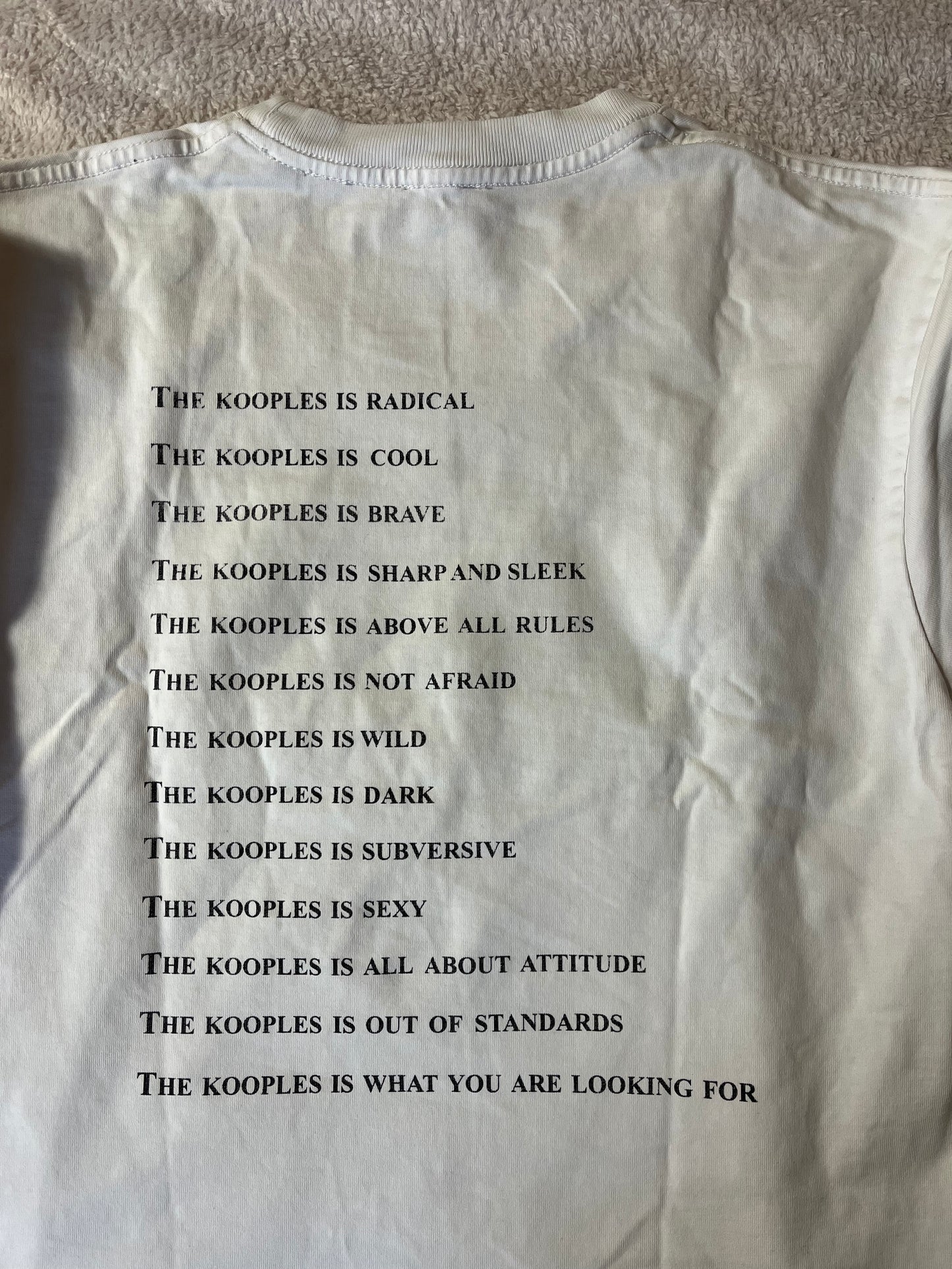 T-shirt blanc « What is » The Kooples - M femme / S Homme