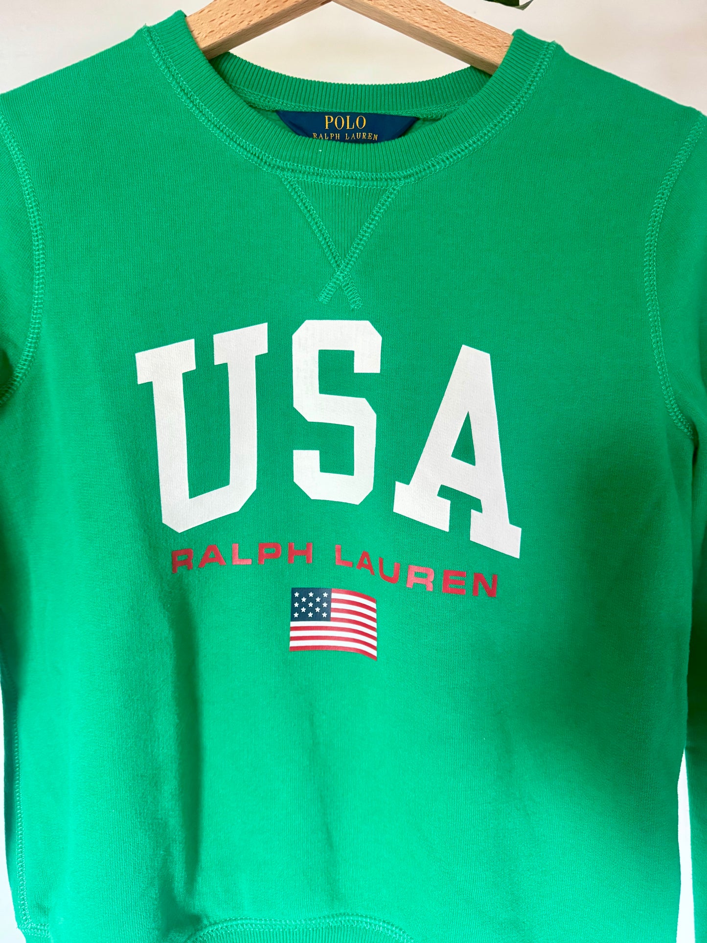 Sweat USA American Flag Ralph Lauren - 12/14 ans