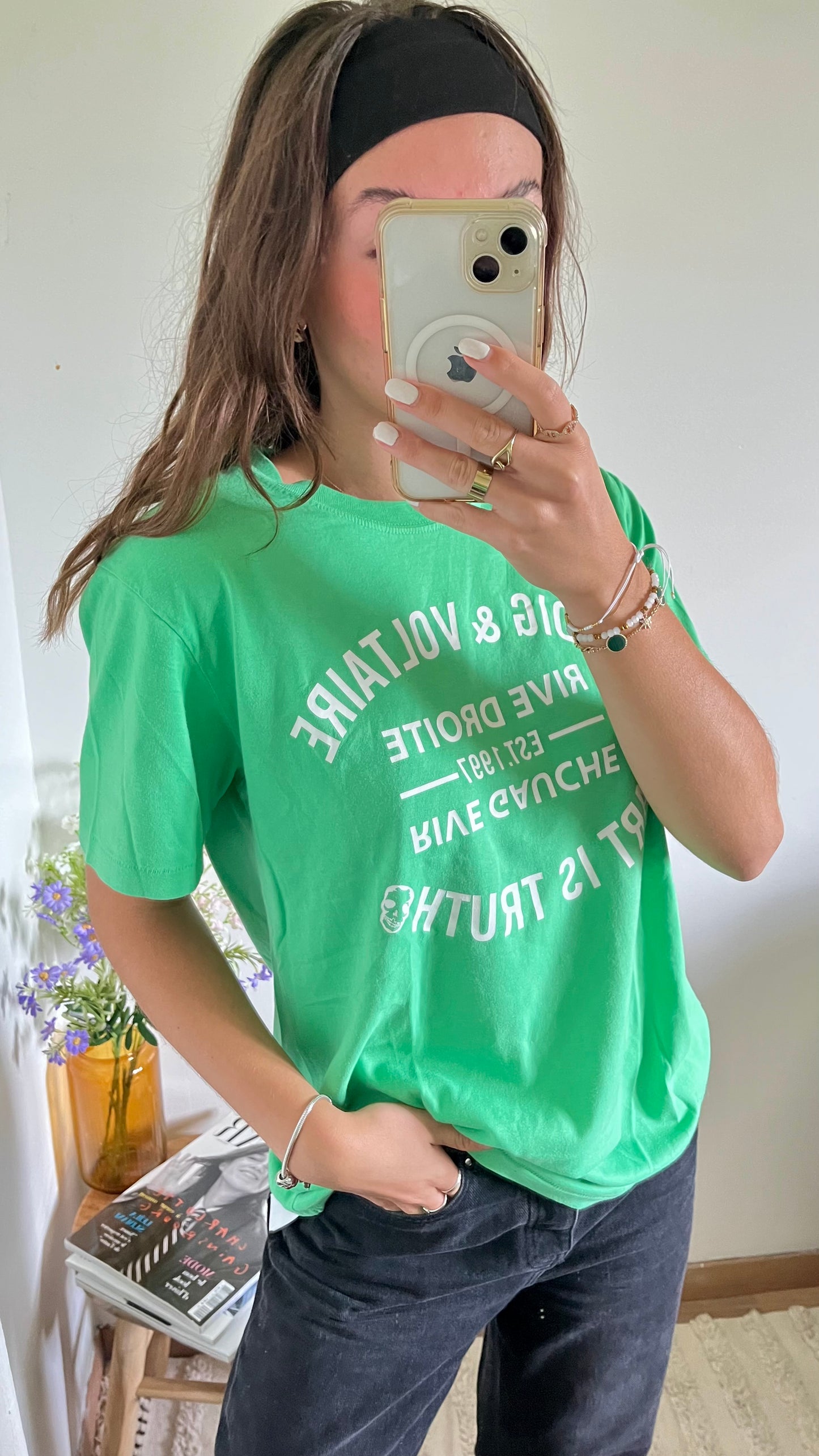 T-shirt vert Zadig & Voltaire - M