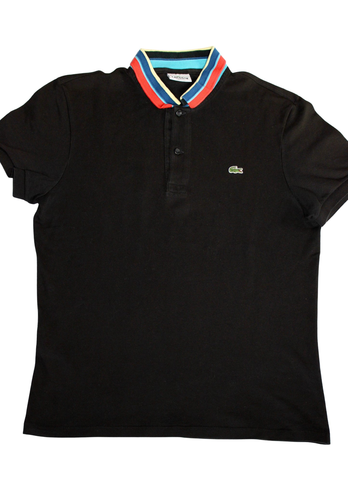 Polo manches courtes noir - M