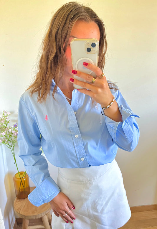Chemise bleu pastel Ralph Lauren - M