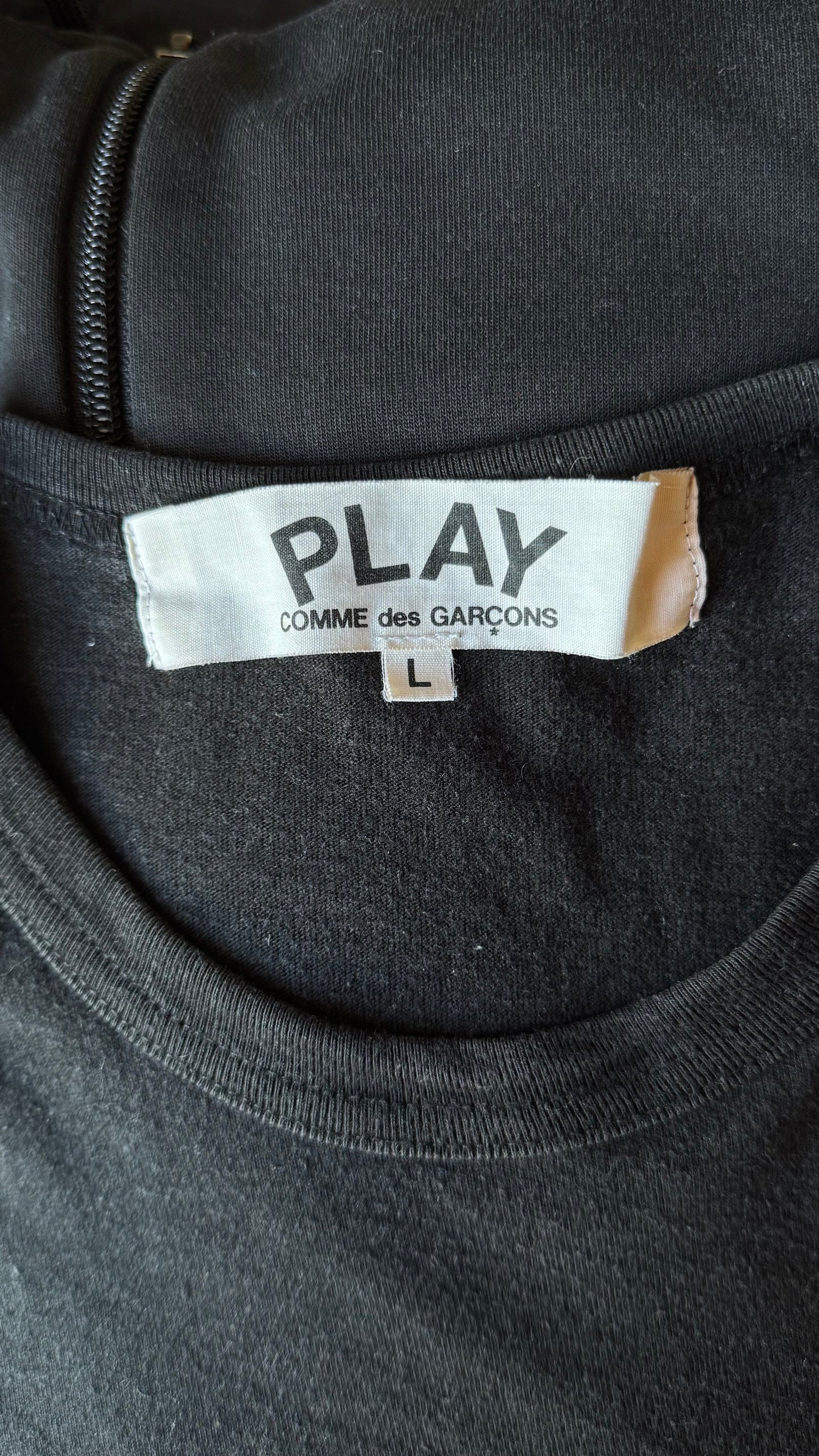 T-shirt noir doré Comme des Garçons - M/L