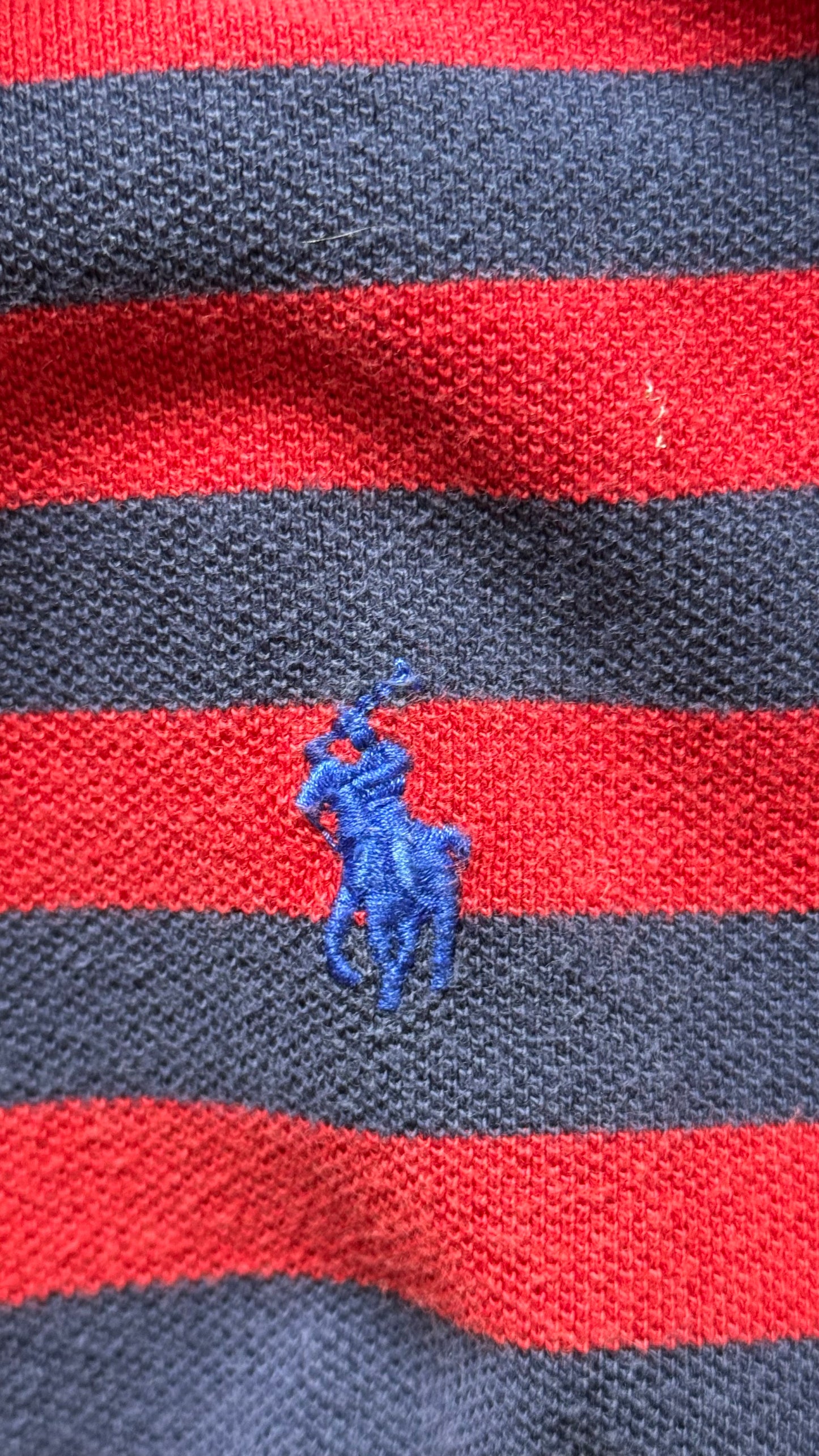Polo manches longues rayé Ralph Lauren - S