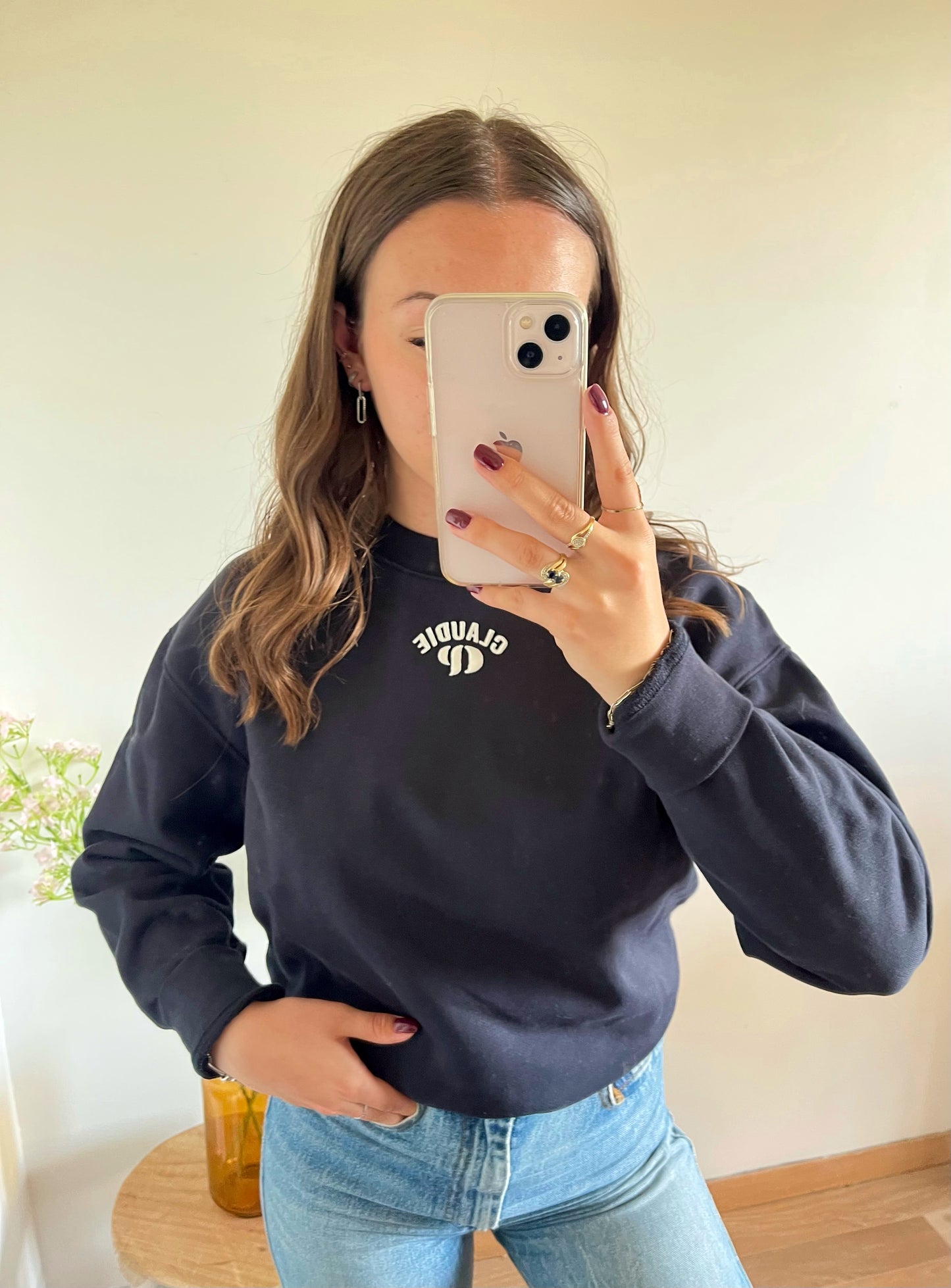 Pull bleu marine Claudie Pierlot - S