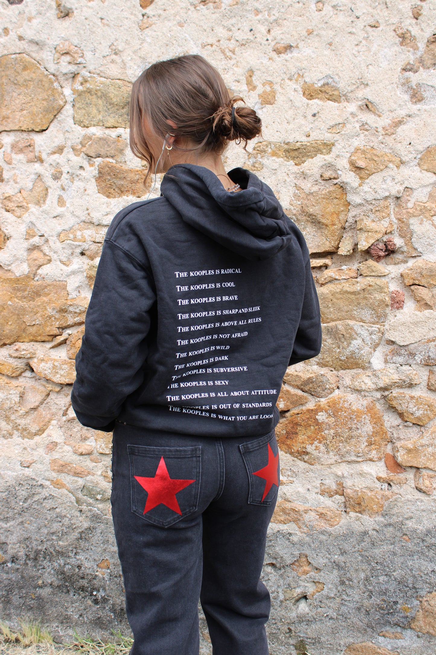 Sweat à capuche strass The Kooples - S
