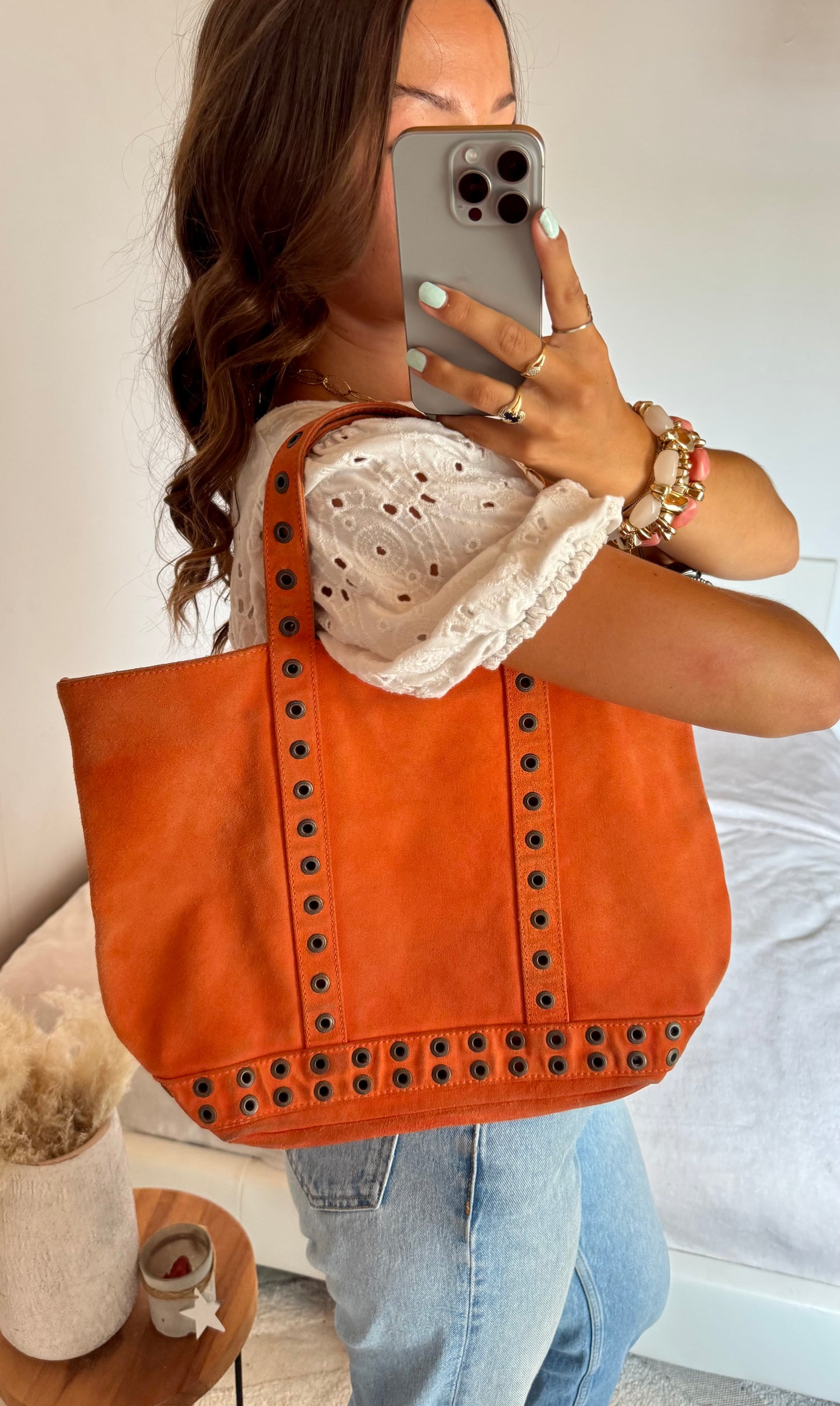Sac cabas Vanessa Bruno en cuir - M