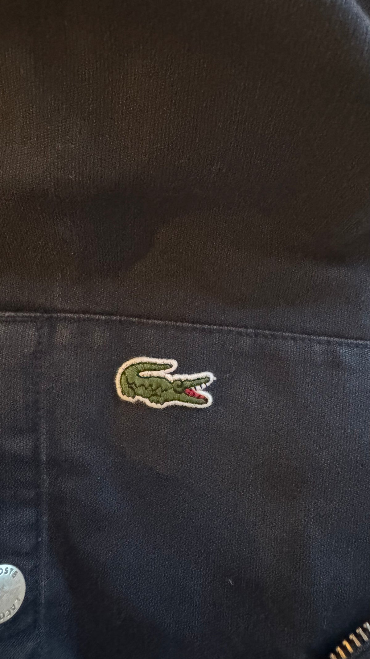 Veste en toile de coton Lacoste -