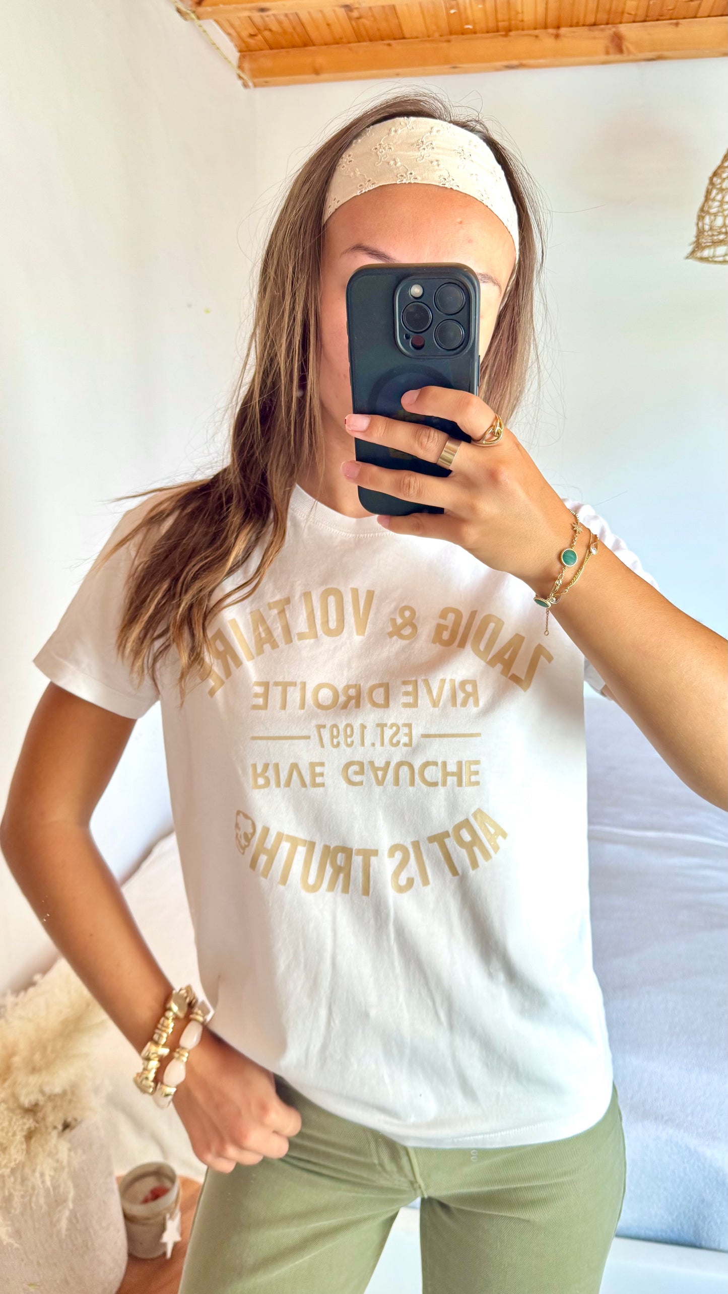 T-shirt Zadig & Voltaire blanc - S