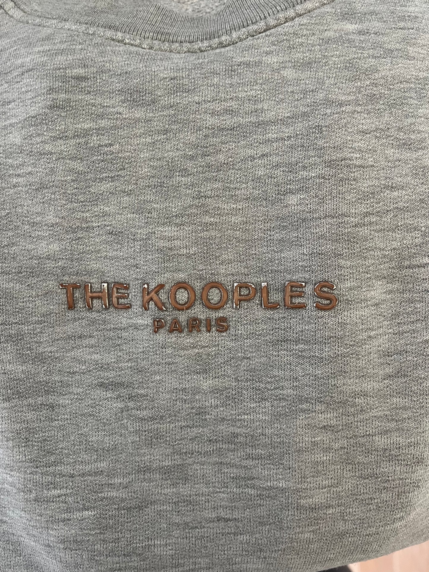 Sweat col rond gris The Kooples - S
