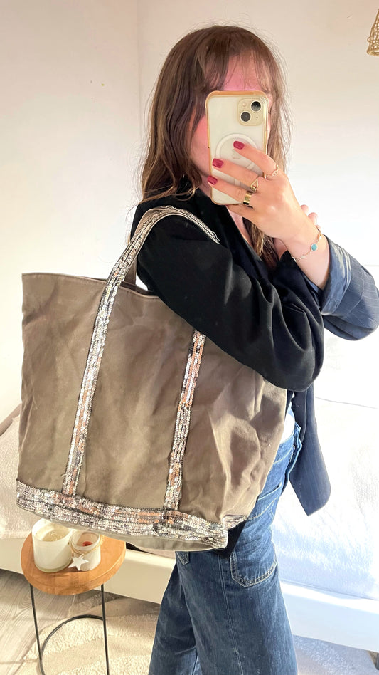 Sac cabas gris Vanessa Bruno