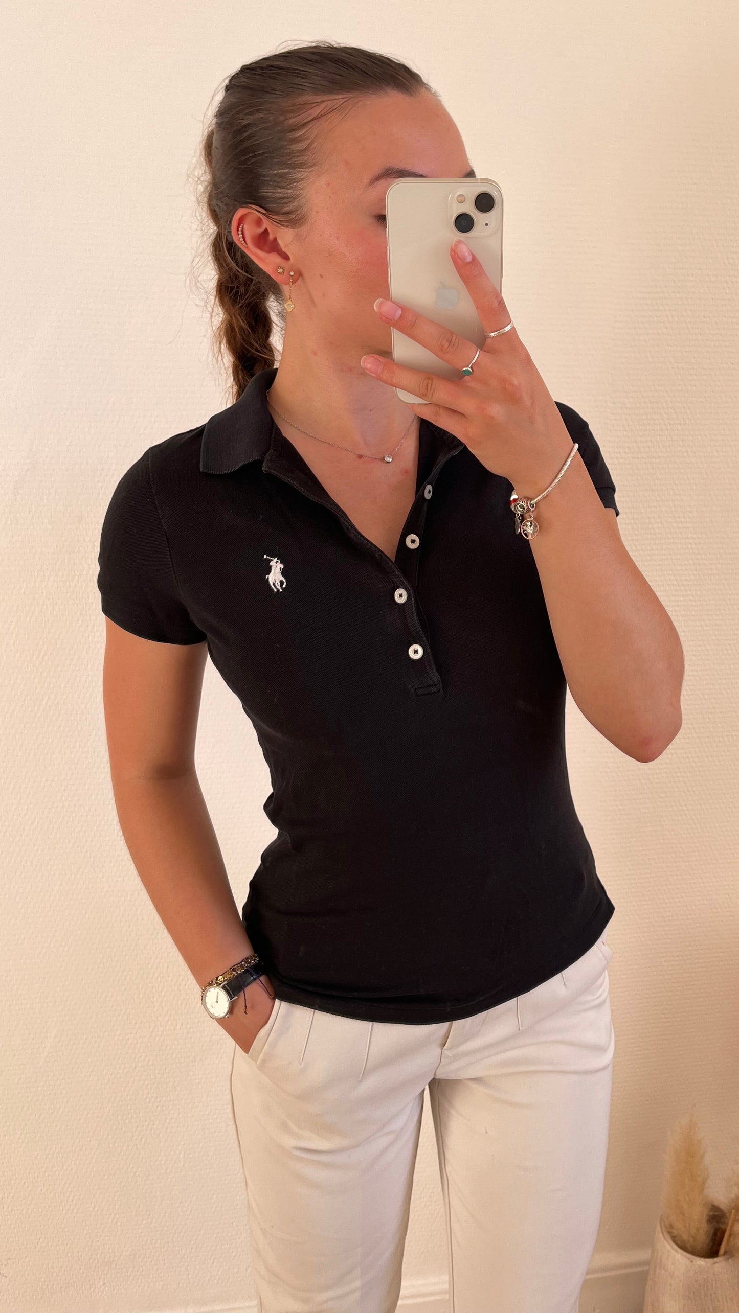 Polo noir Ralph Lauren - L
