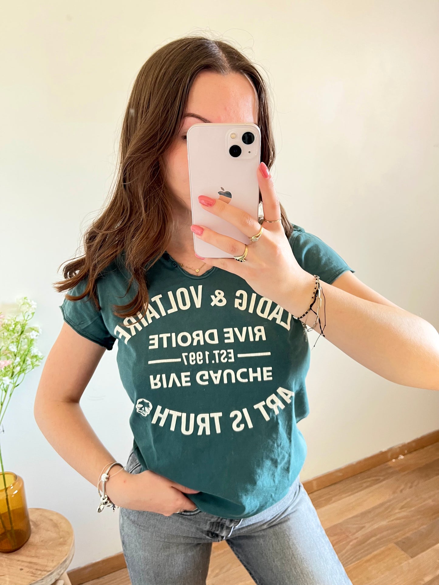 T-shirt vert Zadig & Voltaire - S