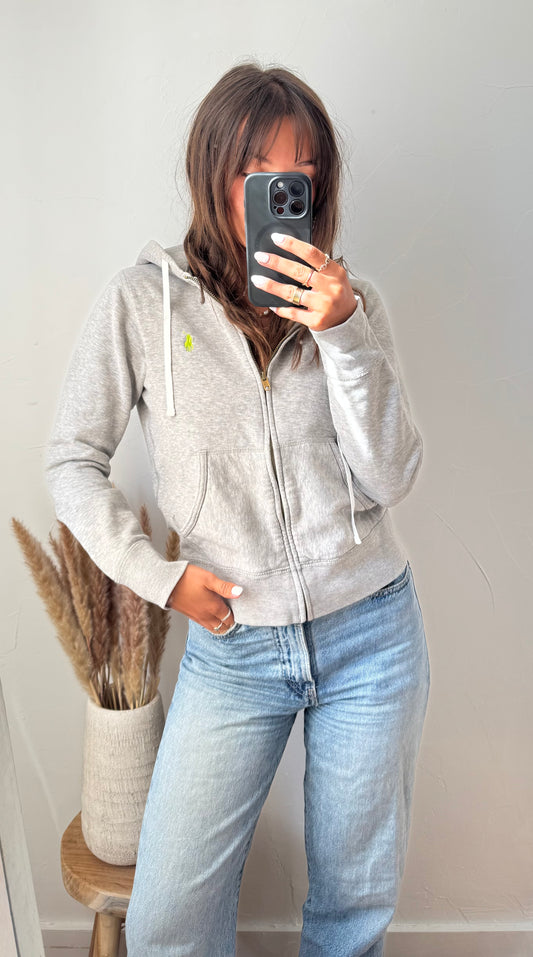 Veste à capuche grise Ralph Lauren - XS