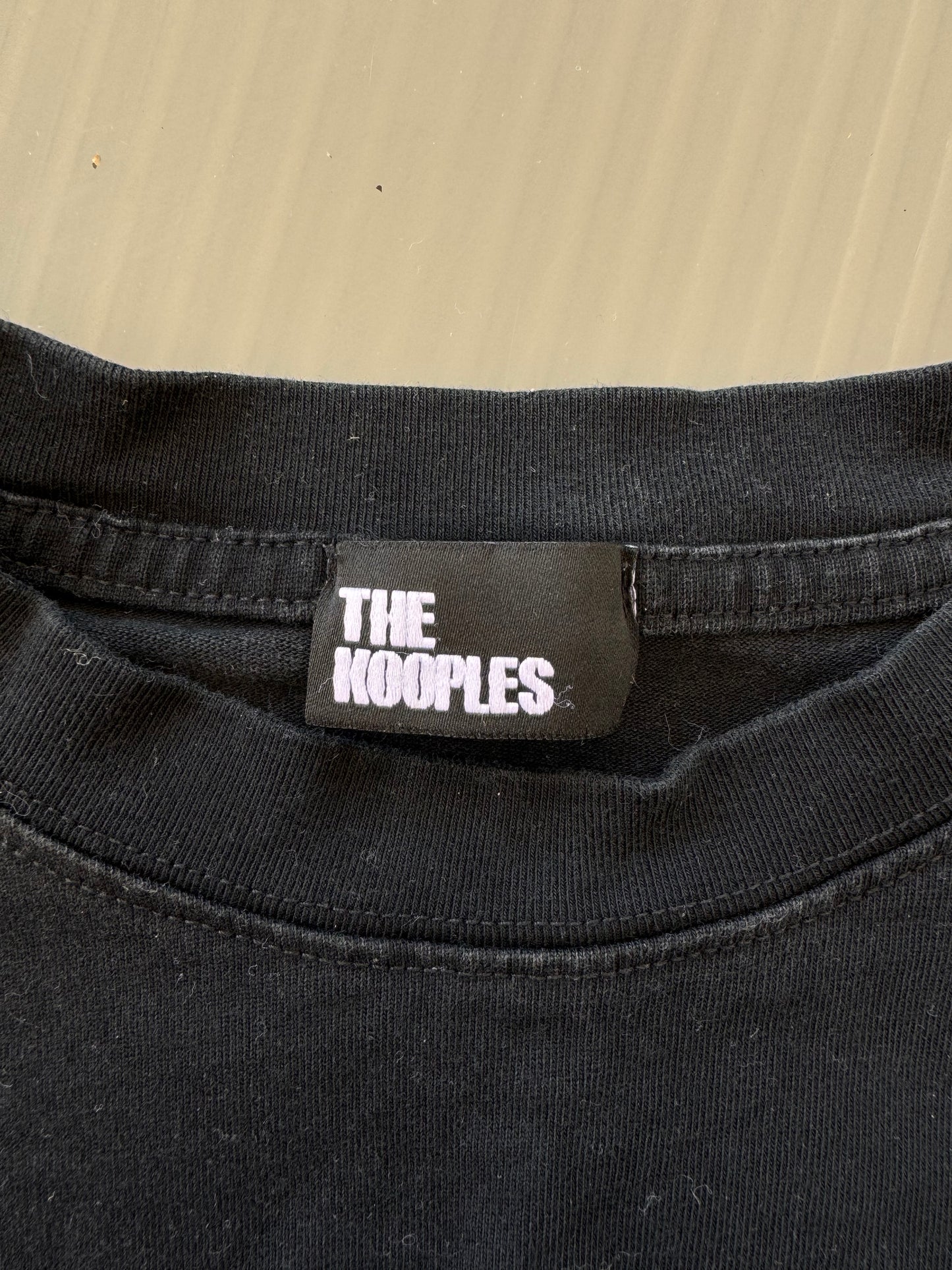 T-shirt noir strass The Kooples - S