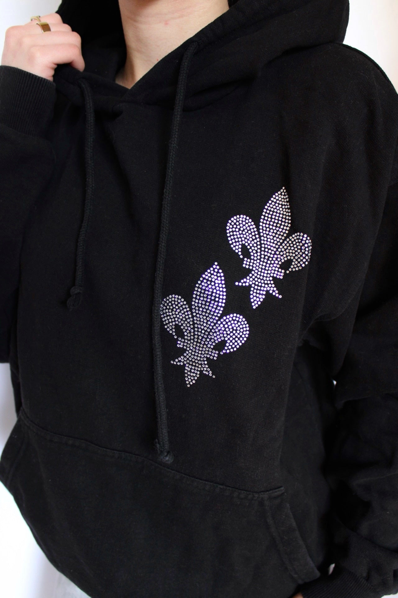 Sweat à capuche pailleté oversized Eleven Paris - XS