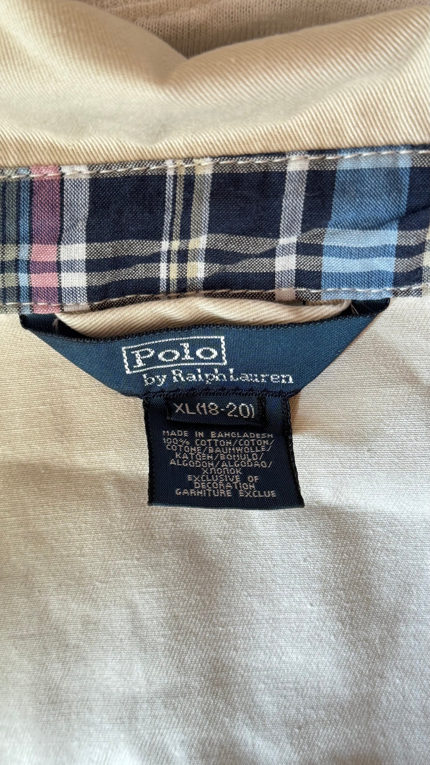 Veste en toile de coton vintage Ralph Lauren - M/L