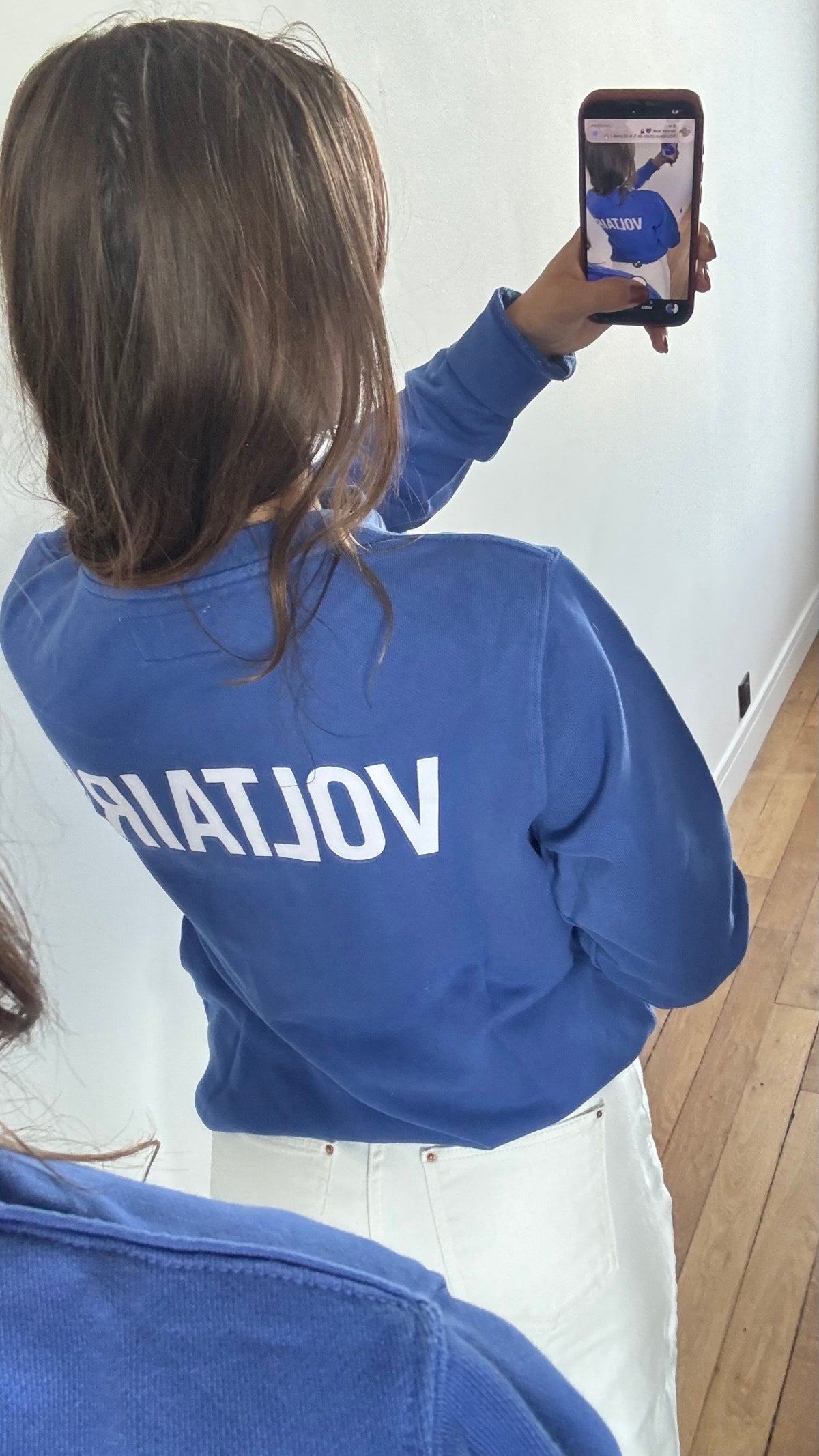 Sweat col rond bleu Zadig & Voltaire - M