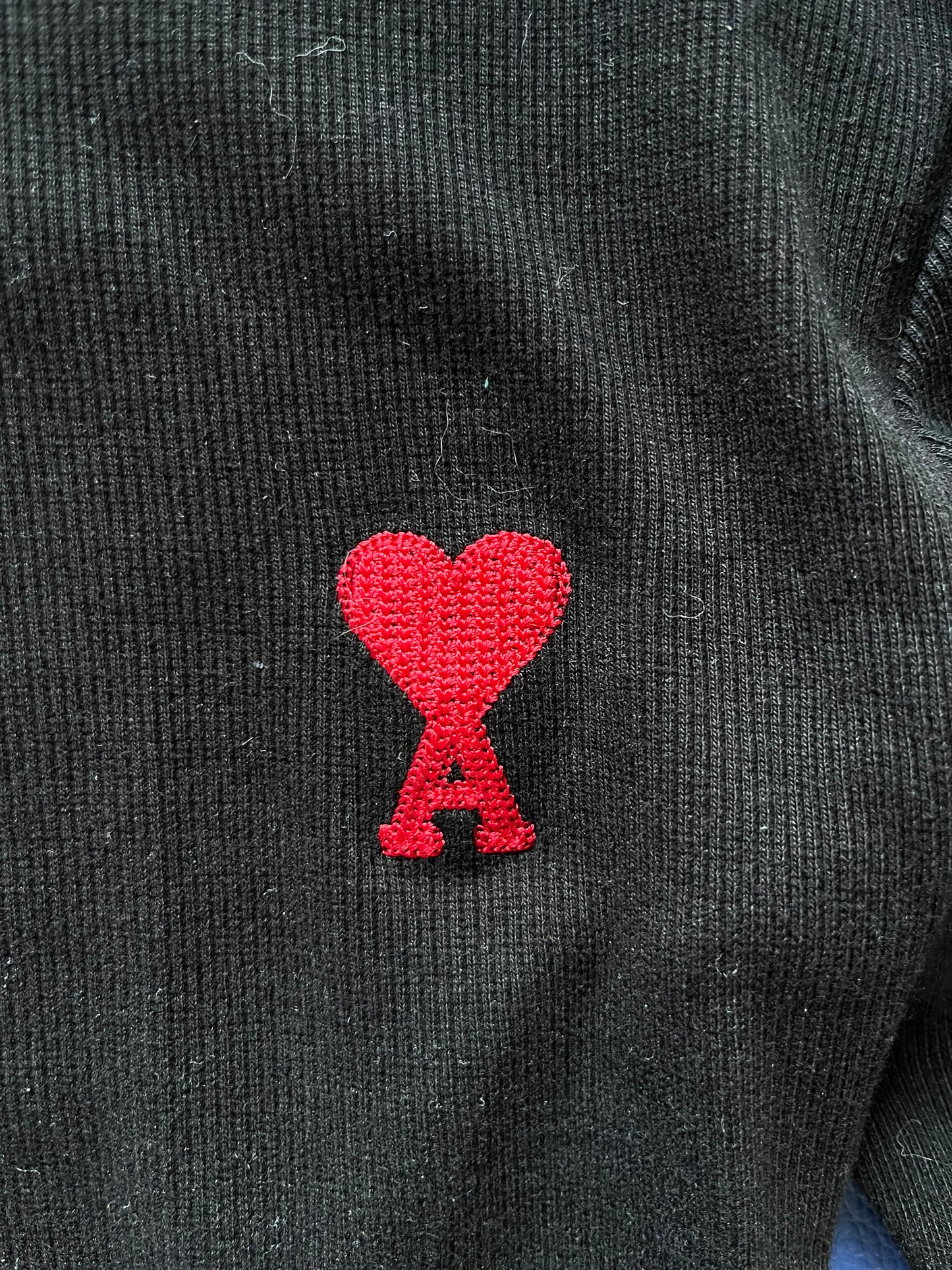 Pull léger noir Ami Paris - S