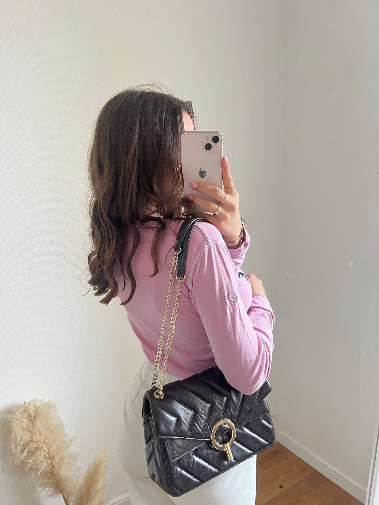 T-shirt manche longue rose Zadig & Voltaire - S