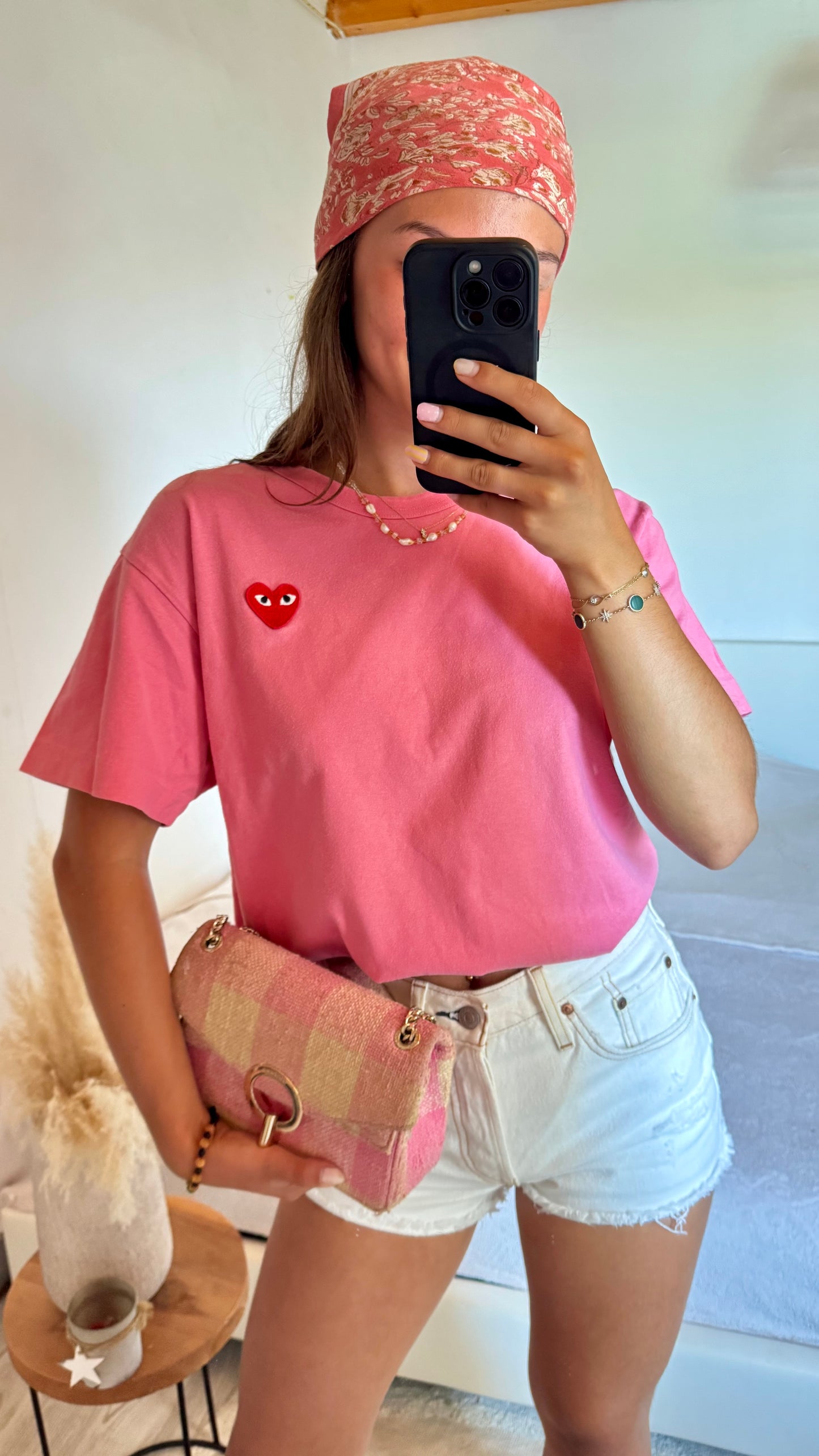 T-shirt rose Comme des Garçons - M/L