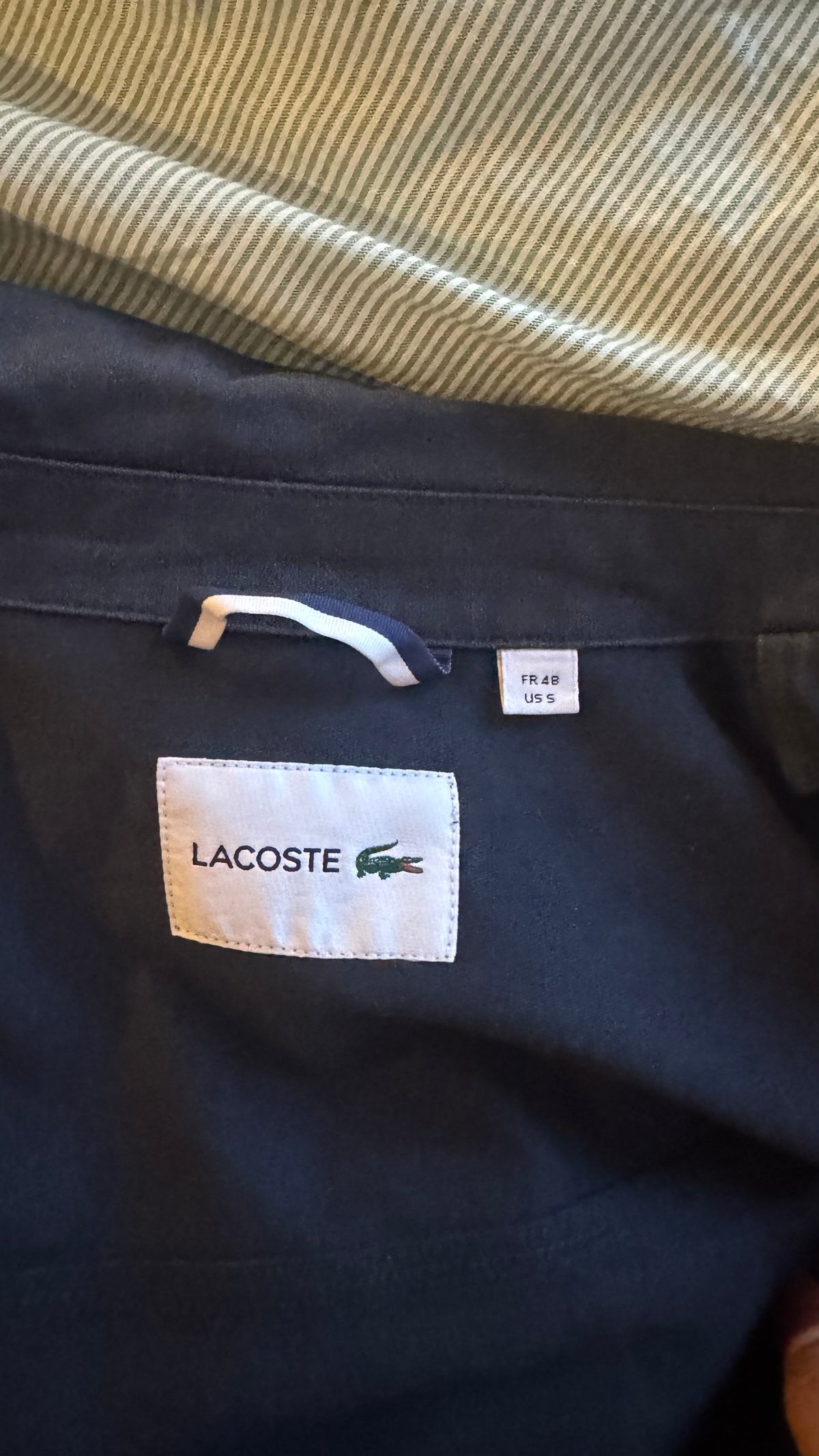 Veste en toile de coton Lacoste -