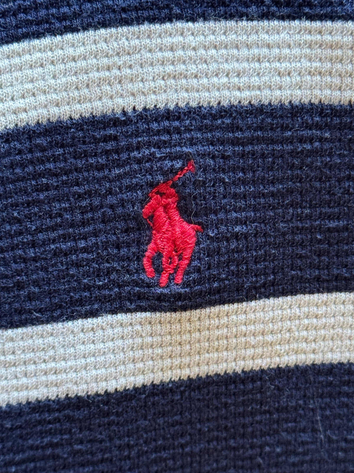 Pull col rond marinière Ralph Lauren - S