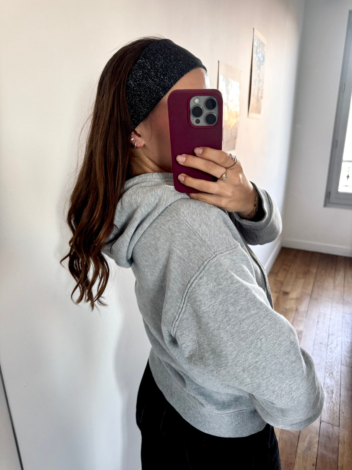 Sweat à capuche gris Zadig & Voltaire - S
