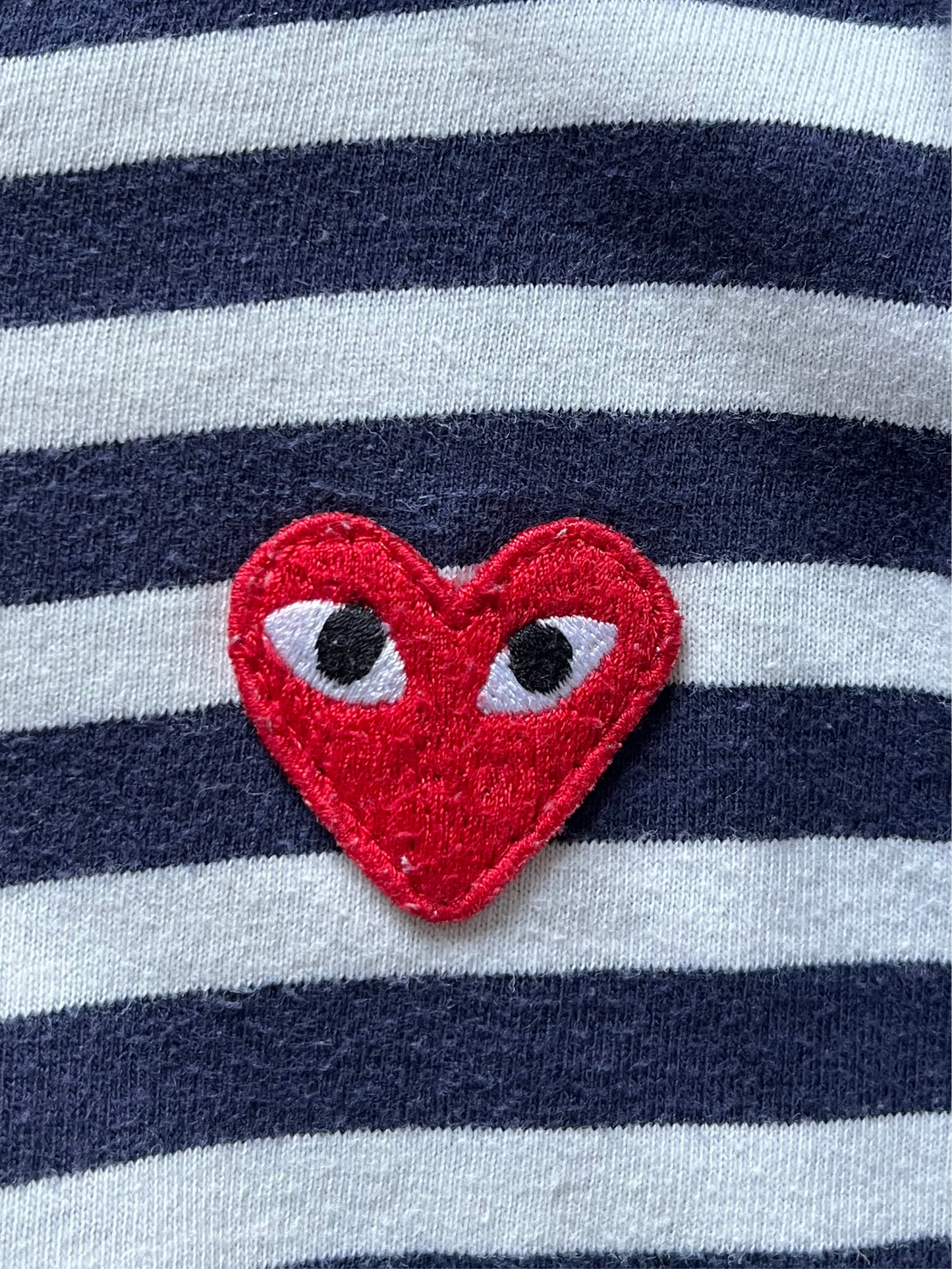 Pull marinière bleu Comme Des Garçons - S