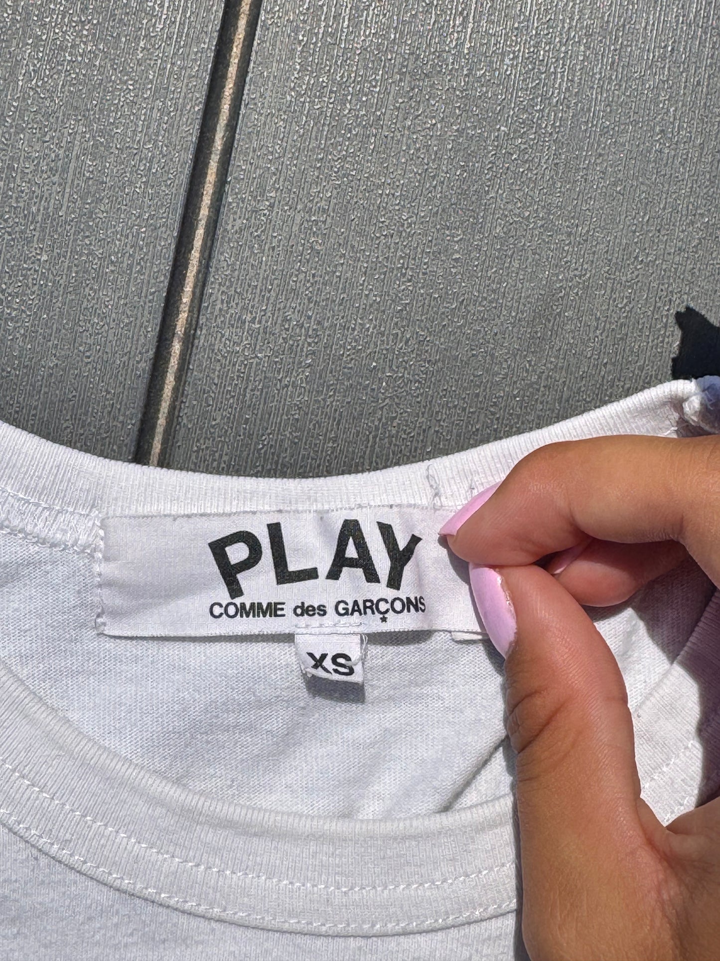 T-shirt blanc Comme des Garçons - XS