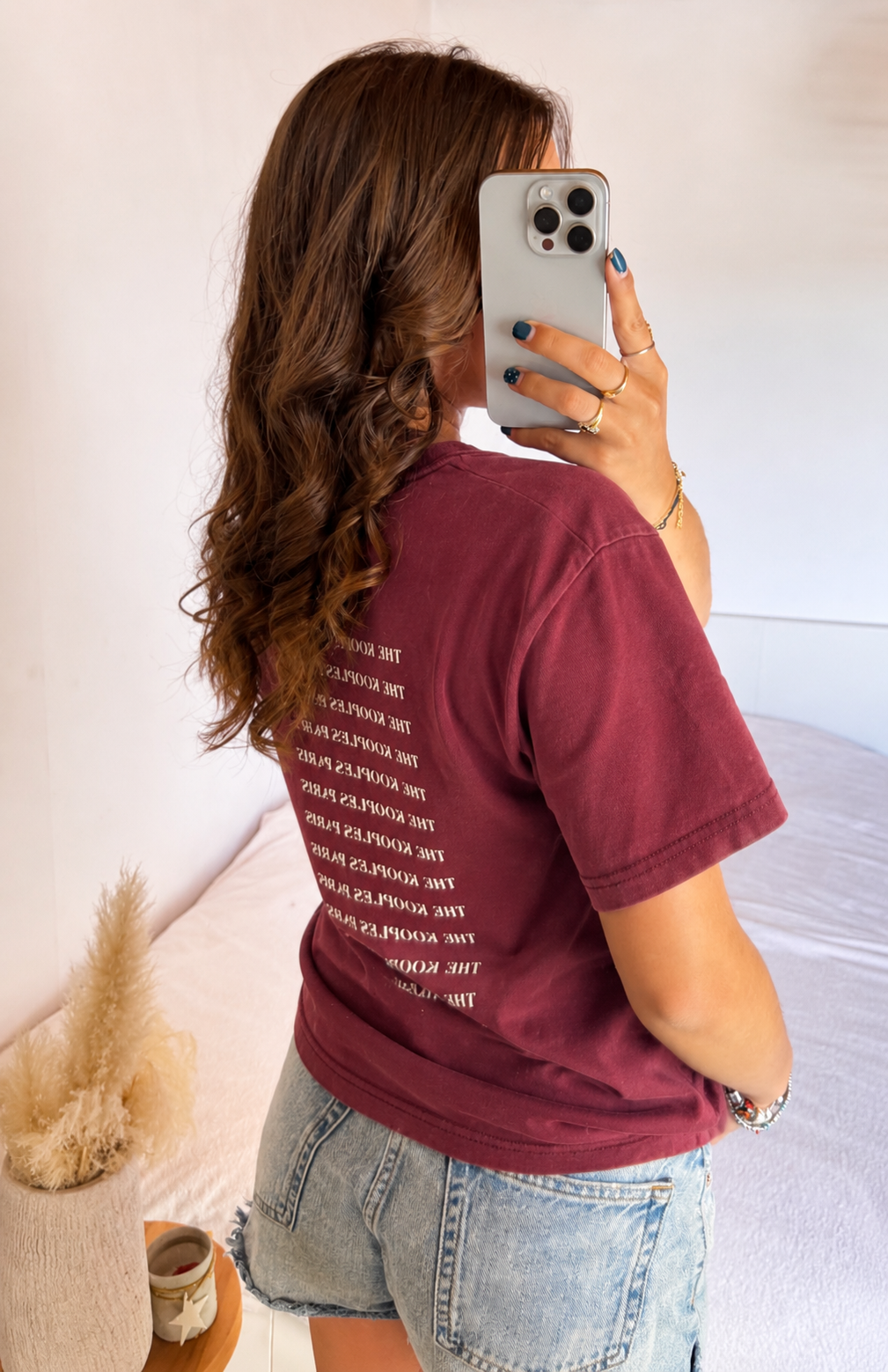T-shirt bordeaux The Kooples - M