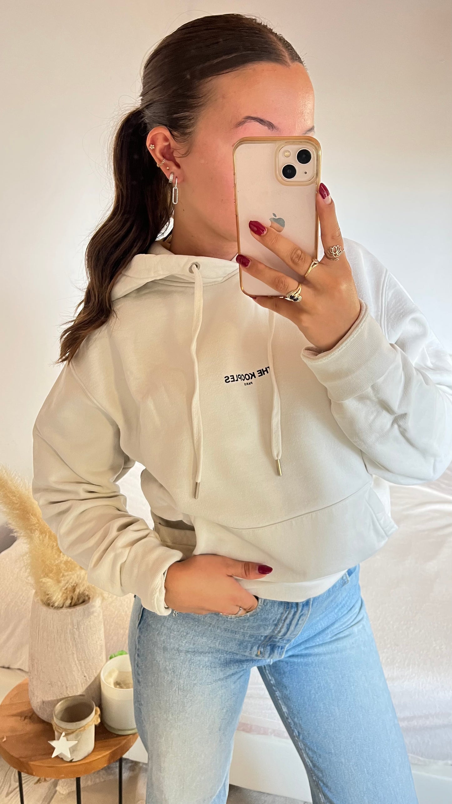 Sweat blanc The Kooples - M/L